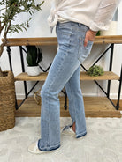 Risen - High Rise Straight Jeans-210 Jeans-Risen-The Lovely Closet, Women's Fashion Boutique in Alexandria, KY