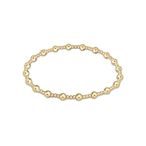 EXTENDS Classic Gold Sincerity 4mm Bead Bracelet-260 eNewton-eNewton-The Lovely Closet, Women's Fashion Boutique in Alexandria, KY