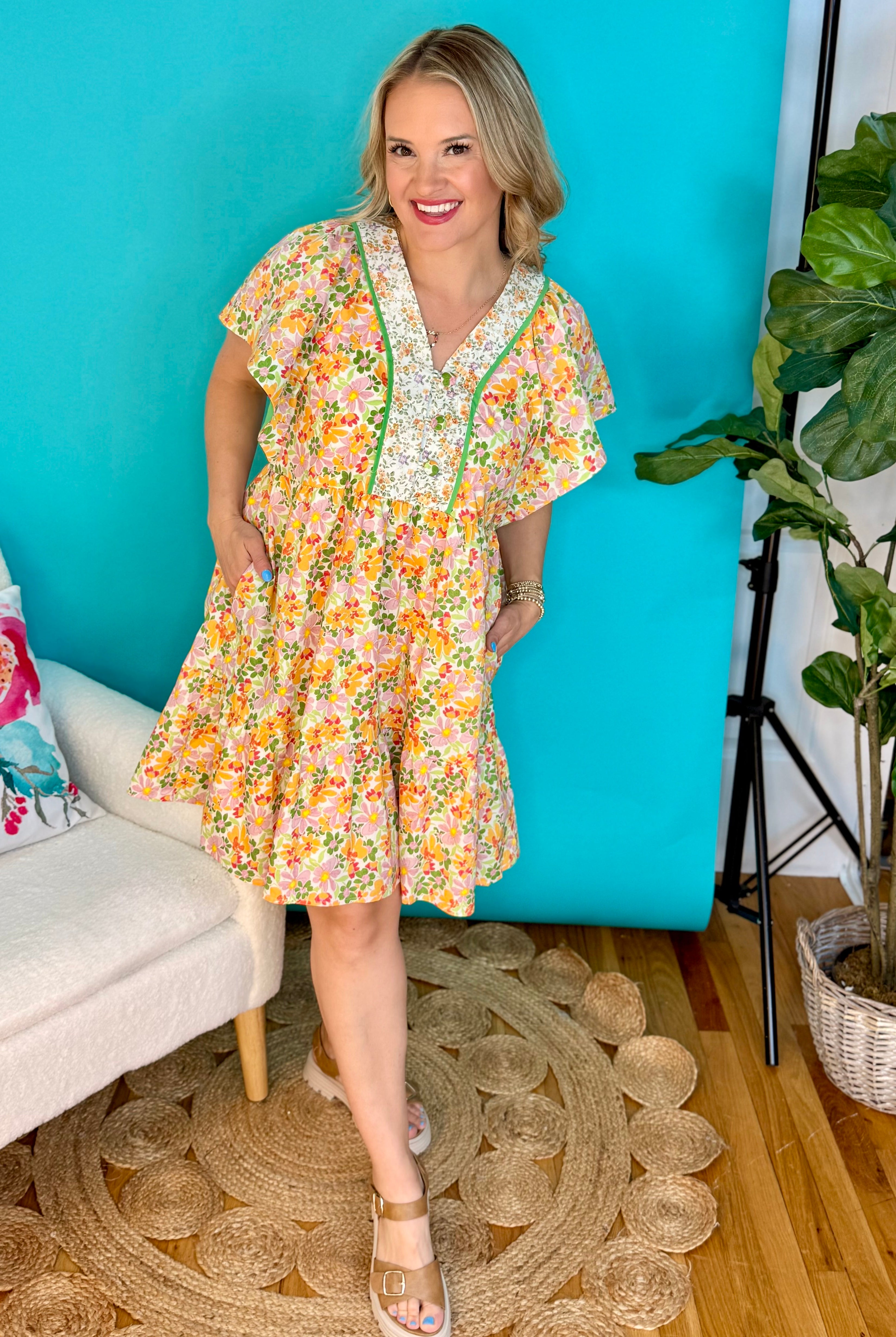 Day in the Sun Dress-180 Dresses-Umgee-The Lovely Closet, Women's Fashion Boutique in Alexandria, KY