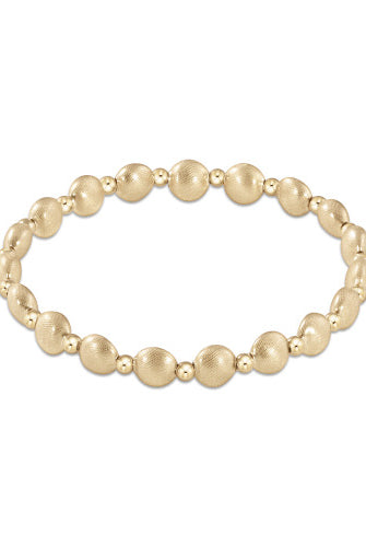 EXTENDS Honesty Gold Grateful 6mm Bead Bracelet-260 eNewton-eNewton-The Lovely Closet, Women's Fashion Boutique in Alexandria, KY