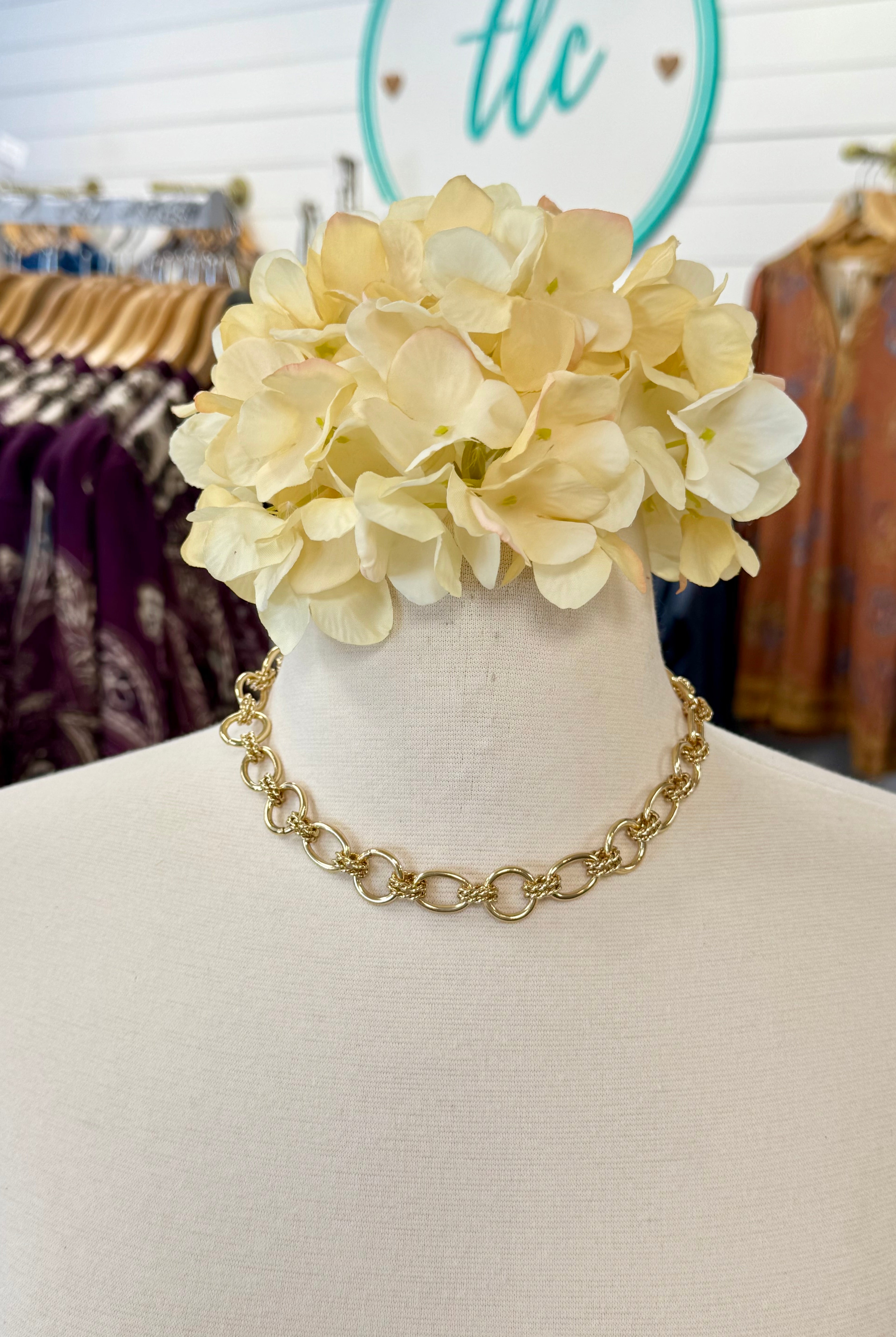 Golden Edit Chain Necklace-The Lovely Closet-The Lovely Closet, Women's Fashion Boutique in Alexandria, KY