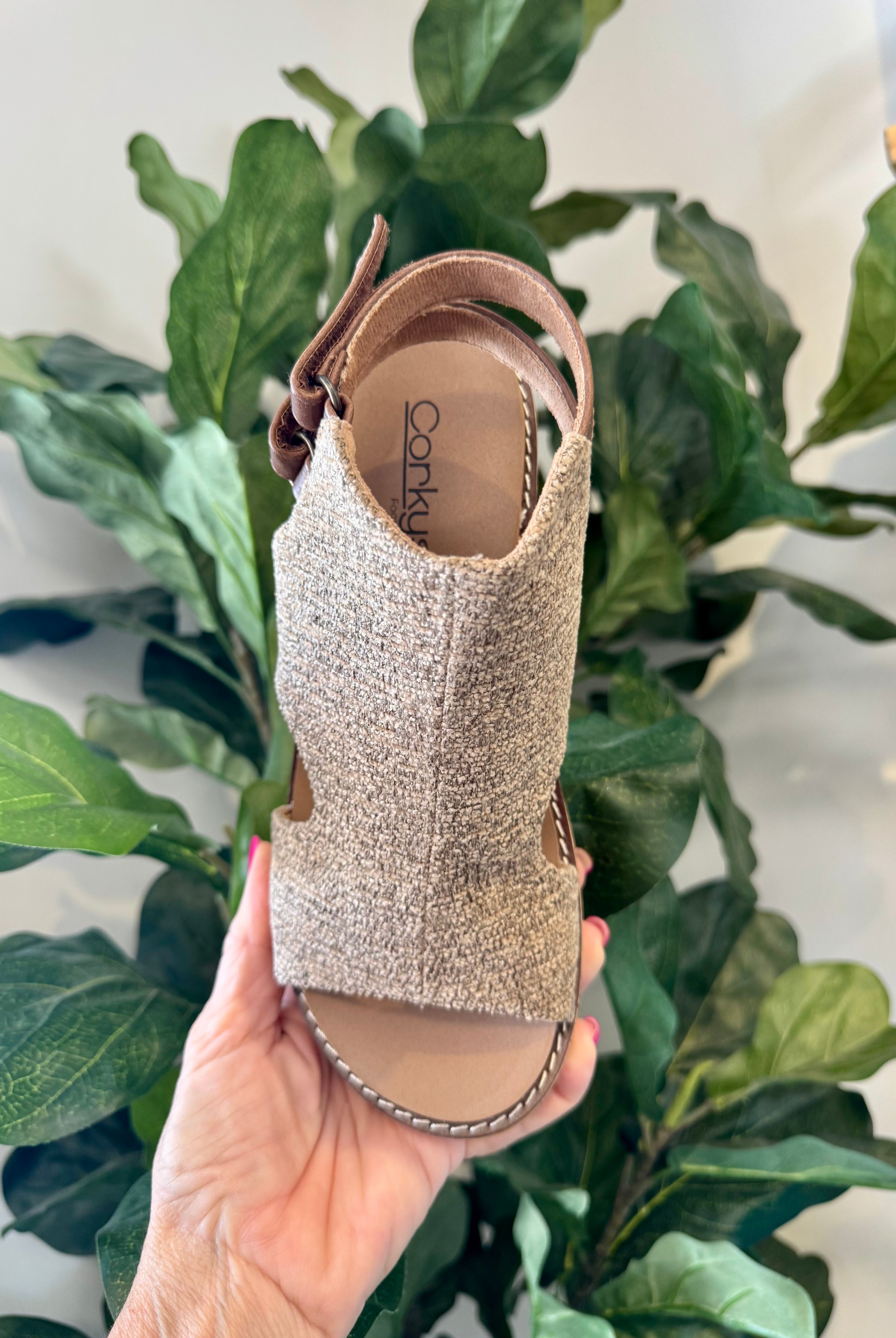 Corkys Falling Hard - Tan-270 Shoes-Corkys-The Lovely Closet, Women's Fashion Boutique in Alexandria, KY