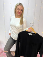 FINAL SALE Basic Pocket Long Sleeve-110 Long Sleeve Top-The Lovely Closet-The Lovely Closet, Women's Fashion Boutique in Alexandria, KY