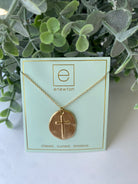 16" Inspire Gold Charm Necklace-260 eNewton-eNewton-The Lovely Closet, Women's Fashion Boutique in Alexandria, KY