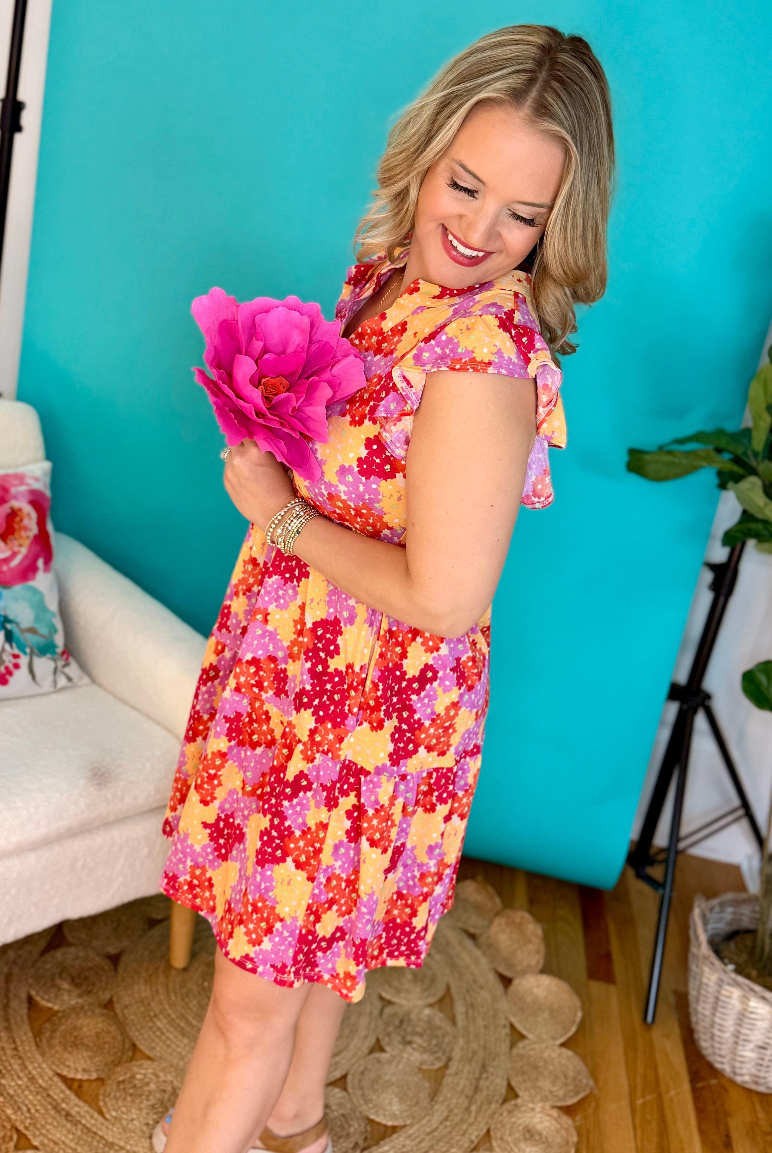 Lizzy Tiered Forever Dress-180 Dresses-Dear Scarlett-The Lovely Closet, Women's Fashion Boutique in Alexandria, KY