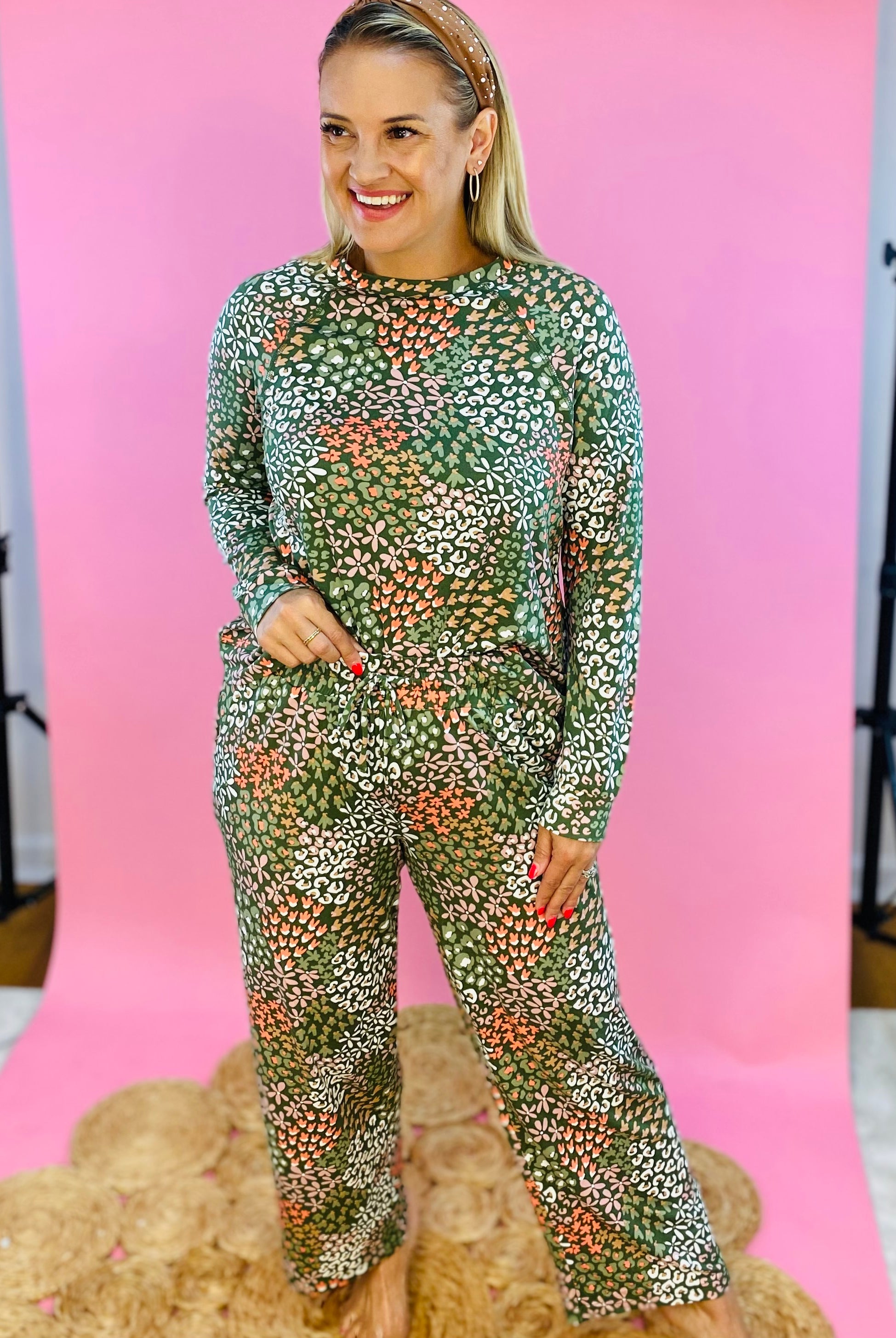 Mary Square Luxury Pajamas - Open Meadows-310 Gift-Mary Square-The Lovely Closet, Women's Fashion Boutique in Alexandria, KY