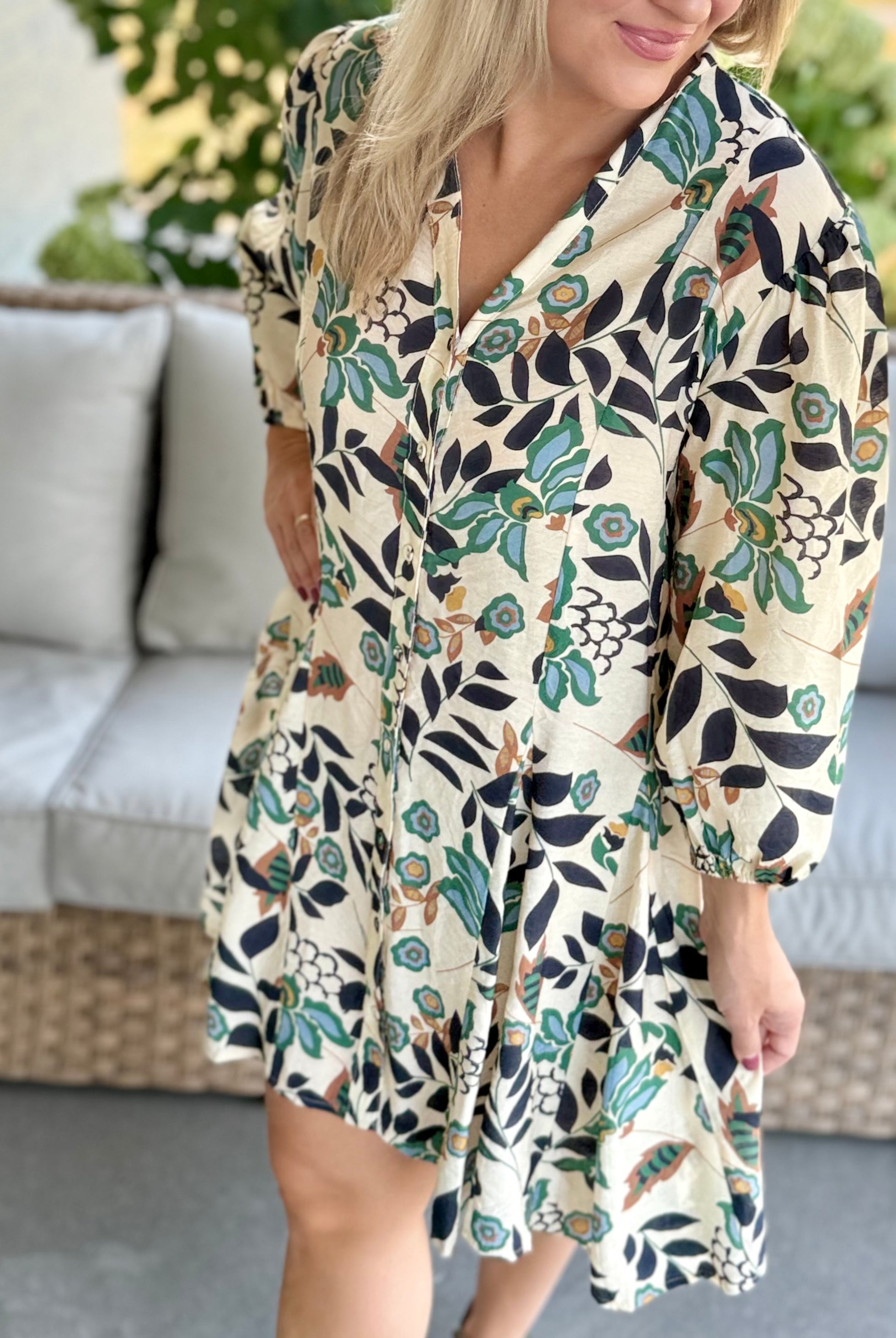 Fall Bliss Dress-180 Dresses-GIGIO-The Lovely Closet, Women's Fashion Boutique in Alexandria, KY