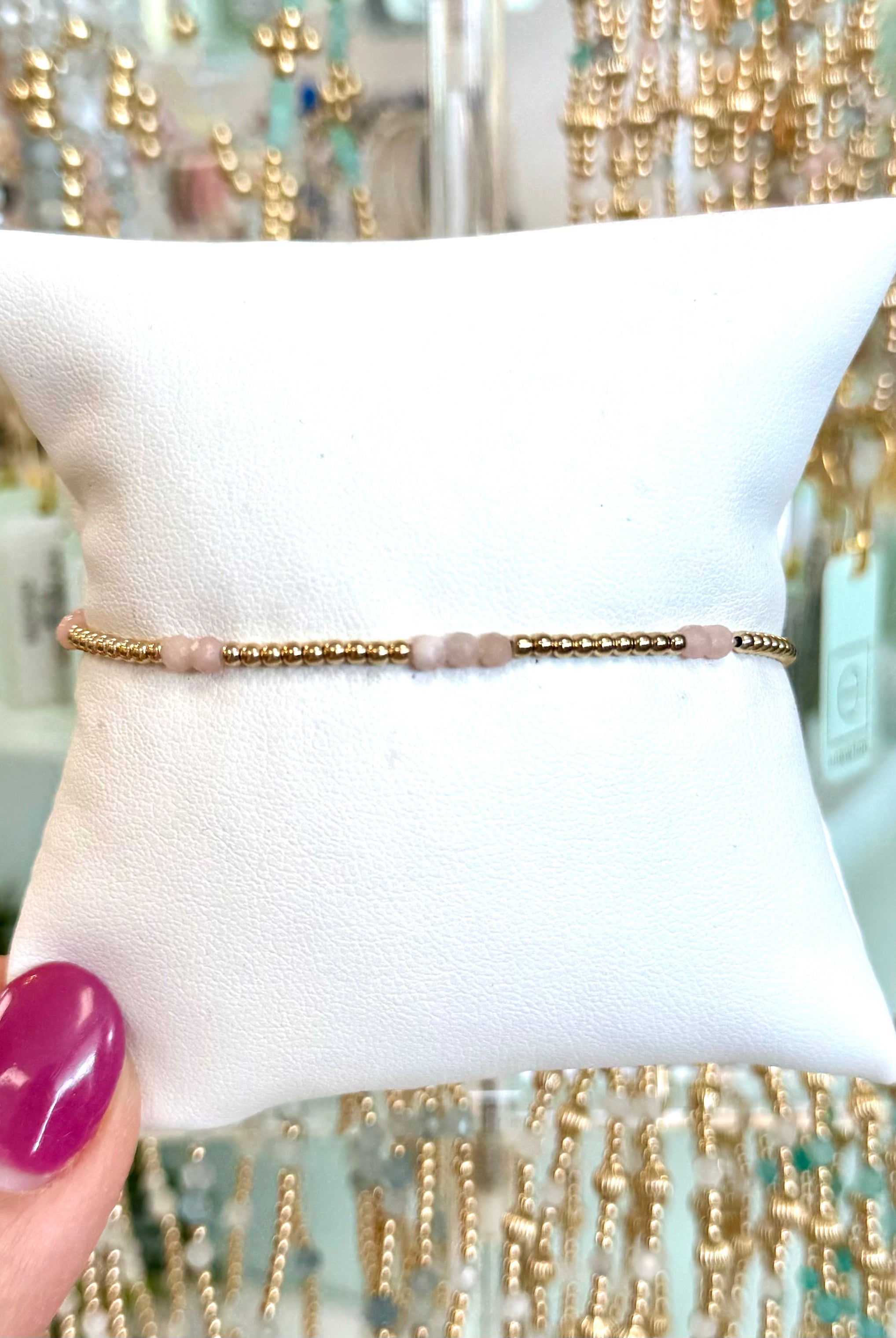 Hope Unwritten Gemstone Bracelet-260 eNewton-eNewton-The Lovely Closet, Women's Fashion Boutique in Alexandria, KY