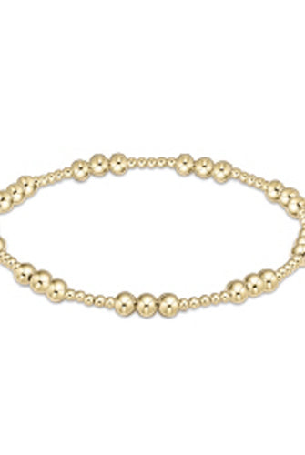 Classic Gold Joy 4mm Bead Bracelet-260 eNewton-eNewton-The Lovely Closet, Women's Fashion Boutique in Alexandria, KY