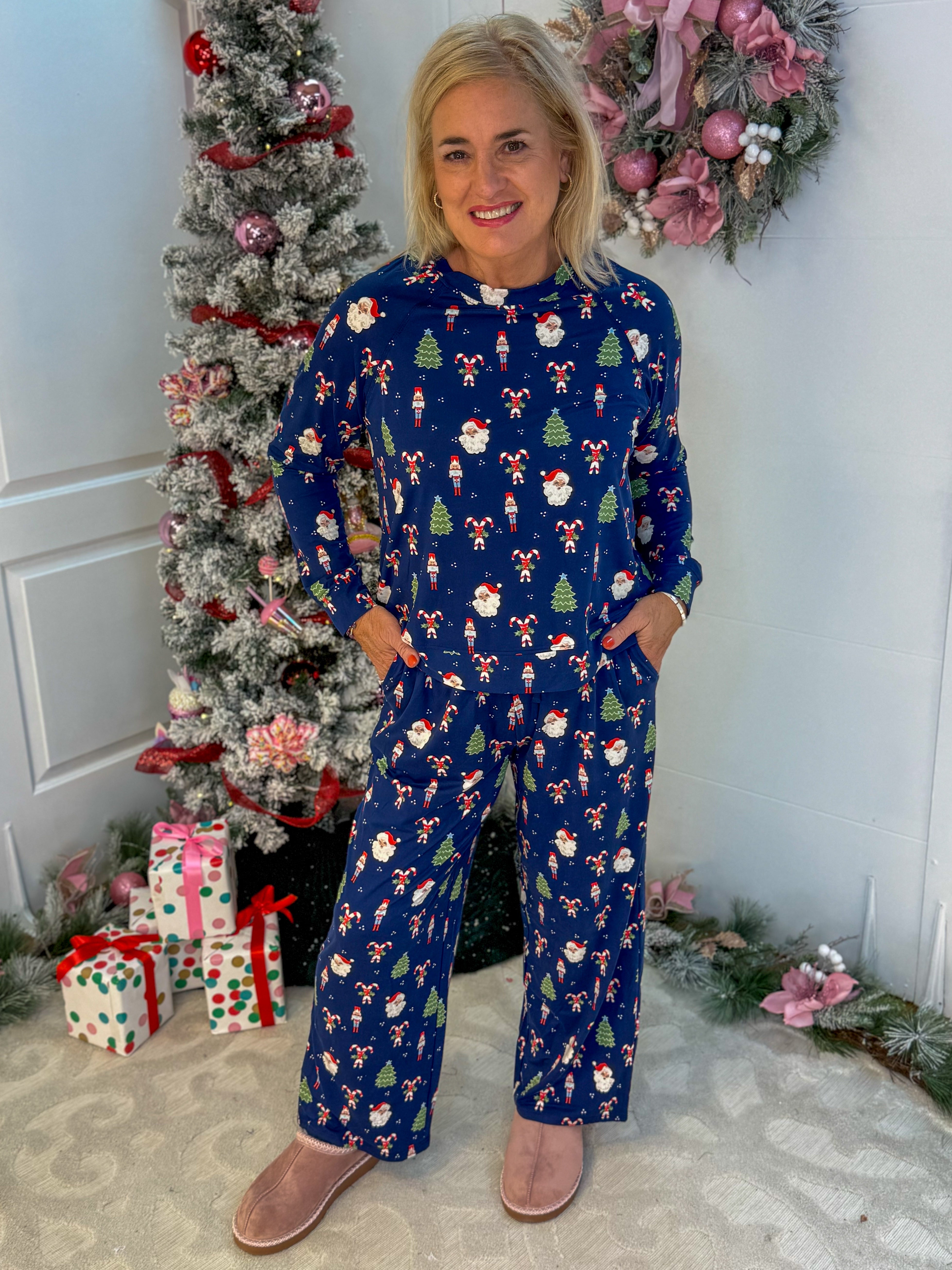 Mary Square Peppermint Pine Family - Womens-350 Holiday-Mary Square-The Lovely Closet, Women's Fashion Boutique in Alexandria, KY