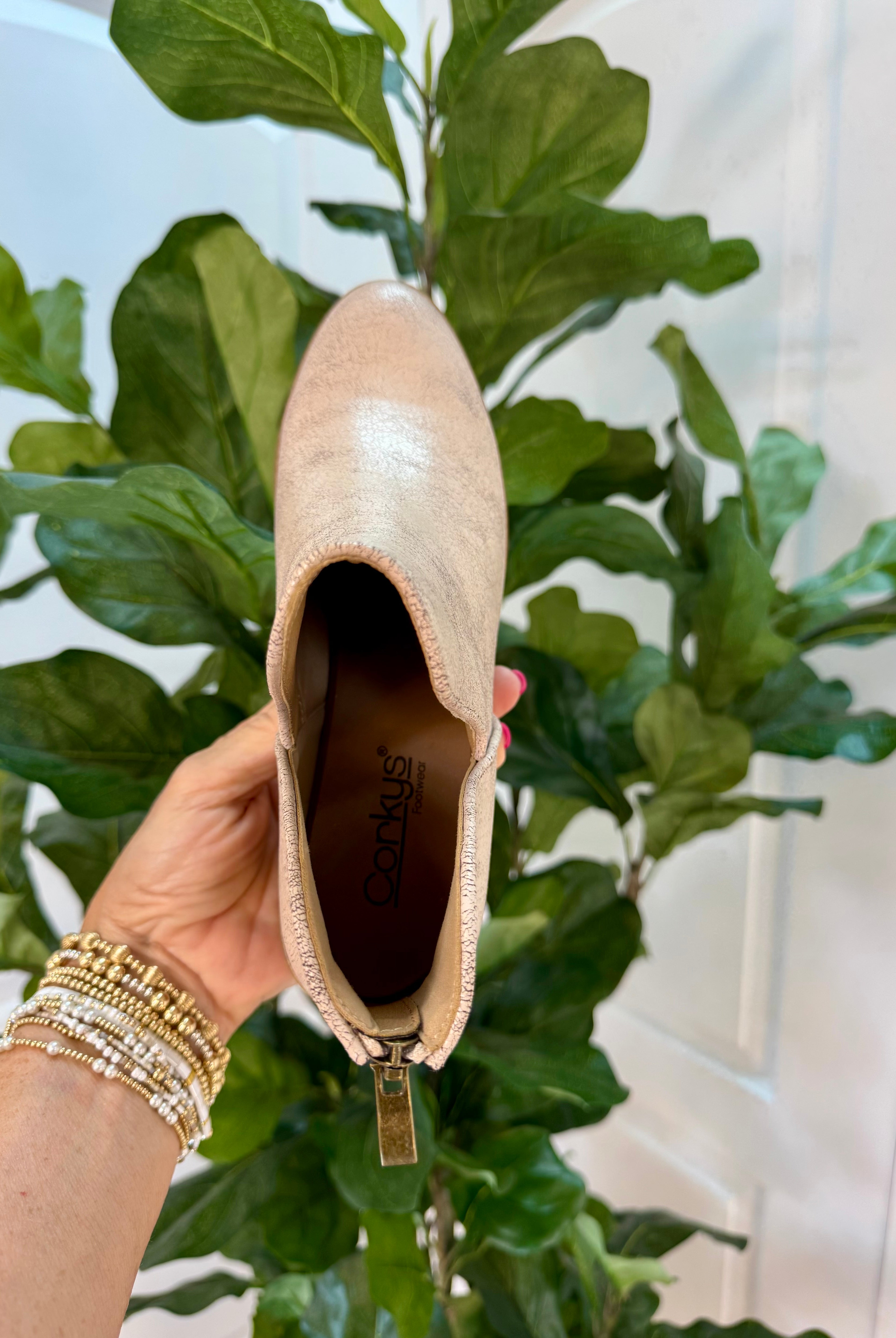 Corkys Cream Crackle - Vanish-270 Shoes-Corkys-The Lovely Closet, Women's Fashion Boutique in Alexandria, KY