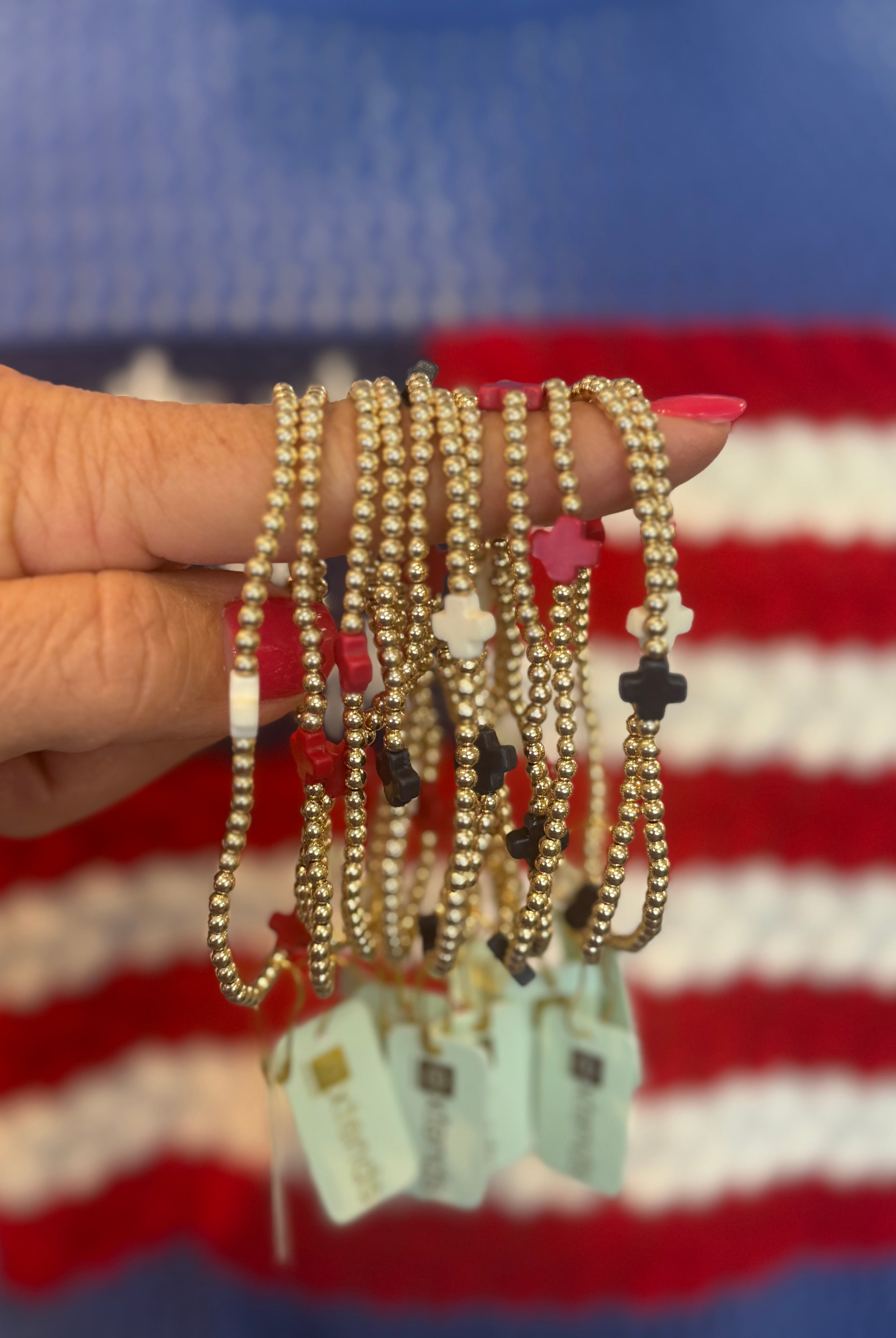 EXTENDS Signature Cross 3mm Firecracker-260 eNewton-eNewton-The Lovely Closet, Women's Fashion Boutique in Alexandria, KY