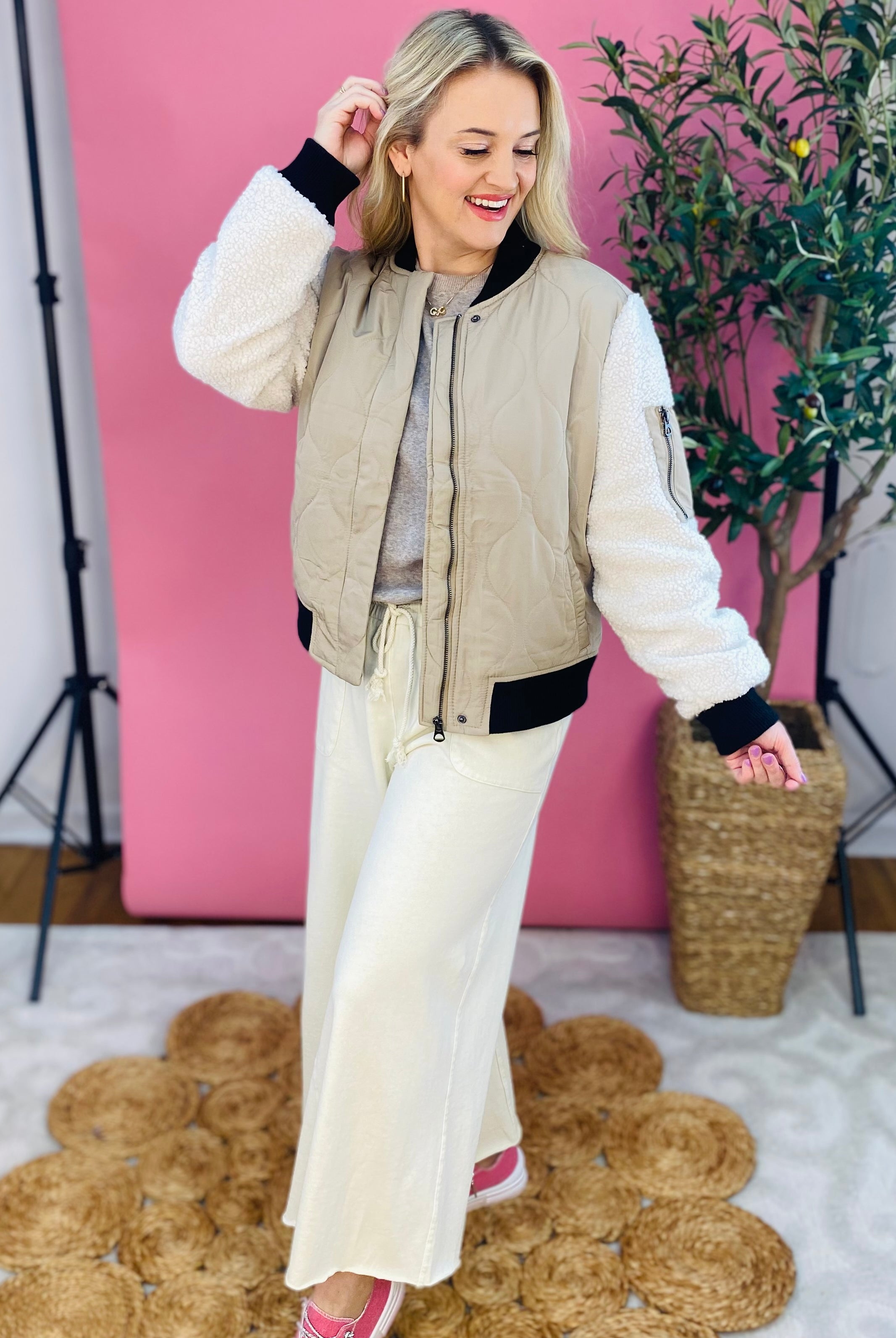 The Cool Girl Bomber Jacket-999 History-The Lovely Closet-The Lovely Closet, Women's Fashion Boutique in Alexandria, KY