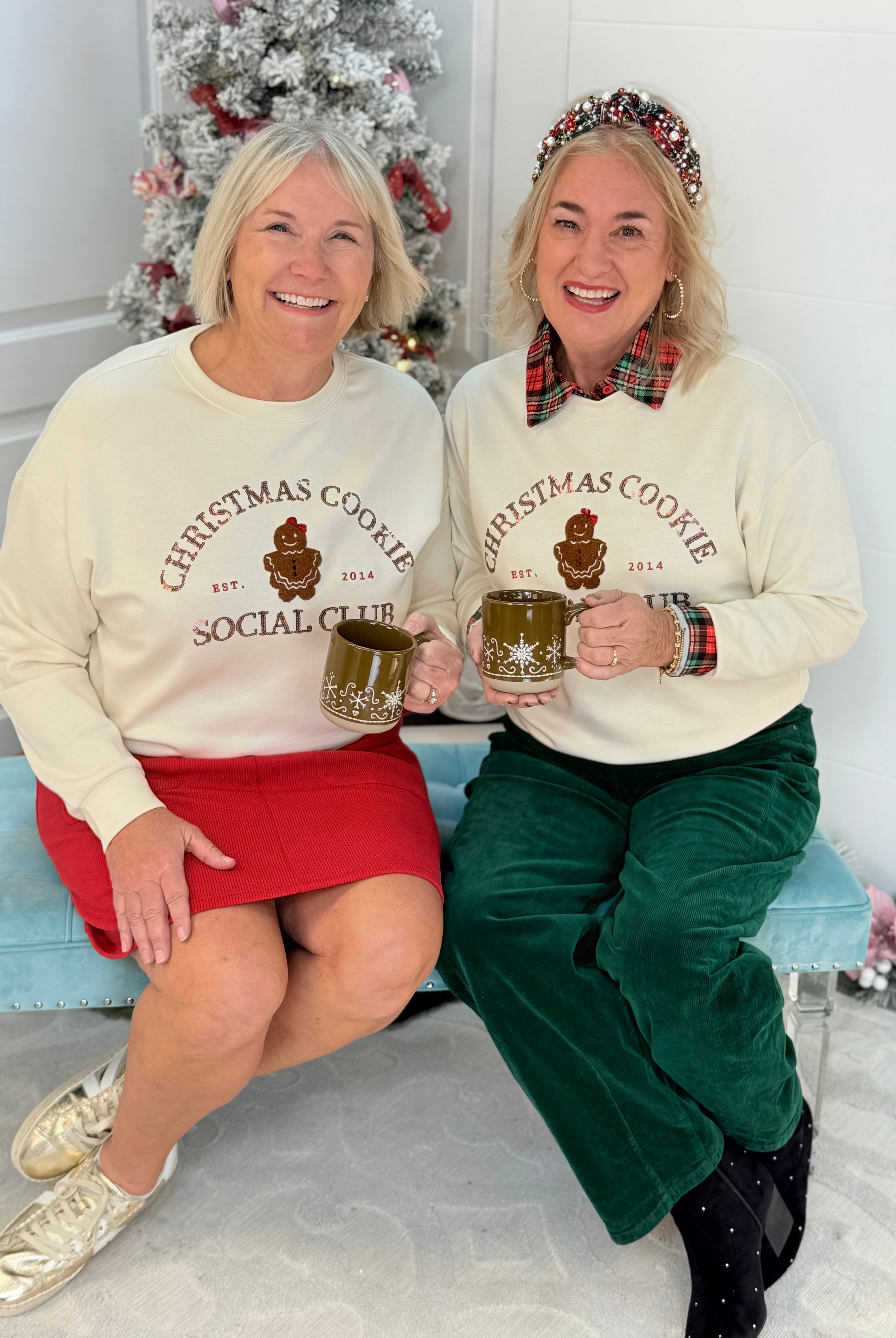 Jess Lea - Christmas Cookie Social Club Lux Pullover-350 Holiday-The Lovely Closet-The Lovely Closet, Women's Fashion Boutique in Alexandria, KY