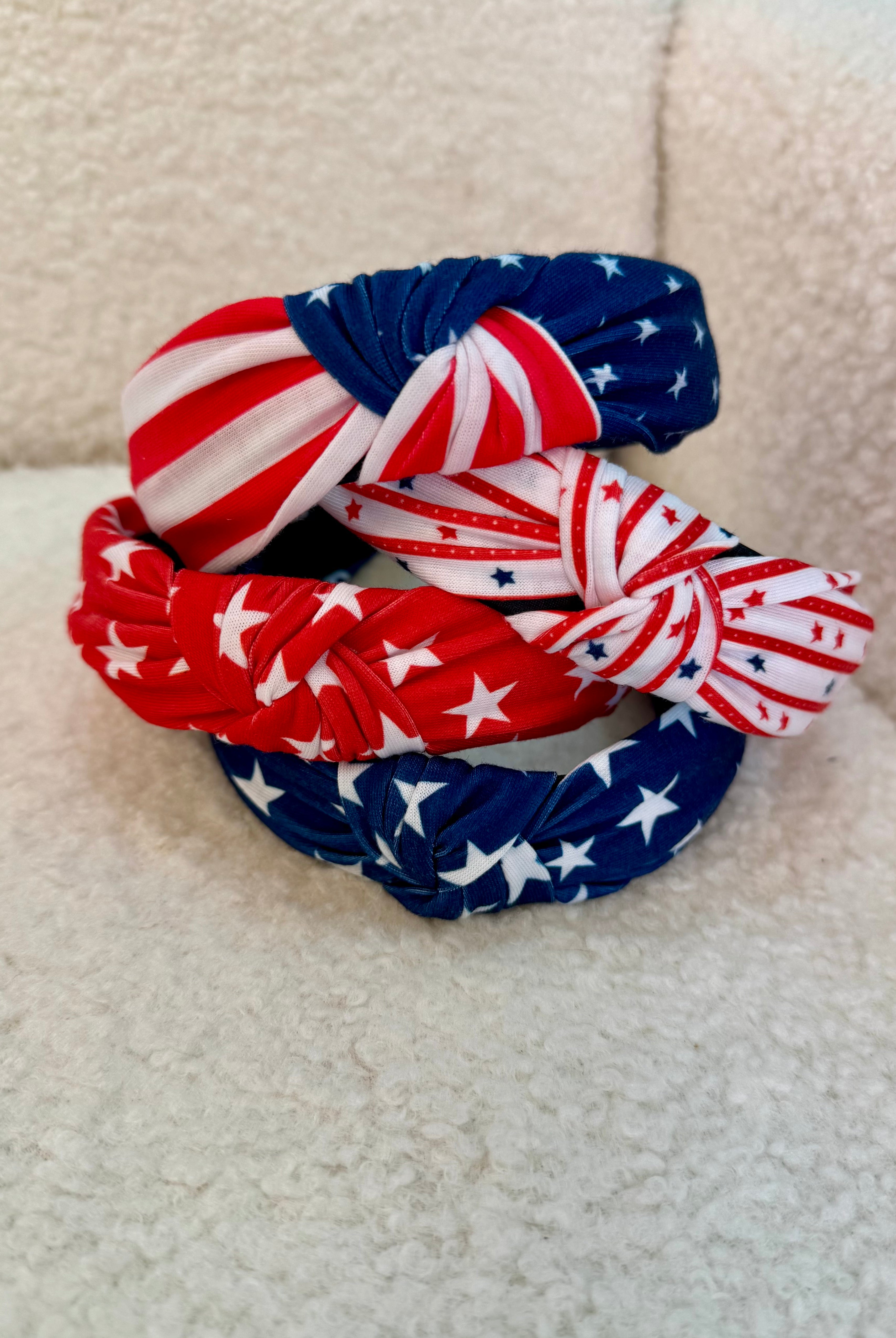 Patriotic Headbands - Assorted-280 Accessories-The Lovely Closet-The Lovely Closet, Women's Fashion Boutique in Alexandria, KY