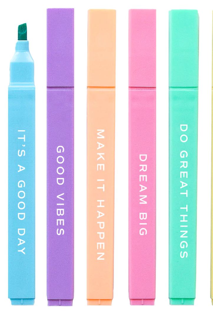 Do Great Things Highlighters-310 Gift-The Lovely Closet-The Lovely Closet, Women's Fashion Boutique in Alexandria, KY