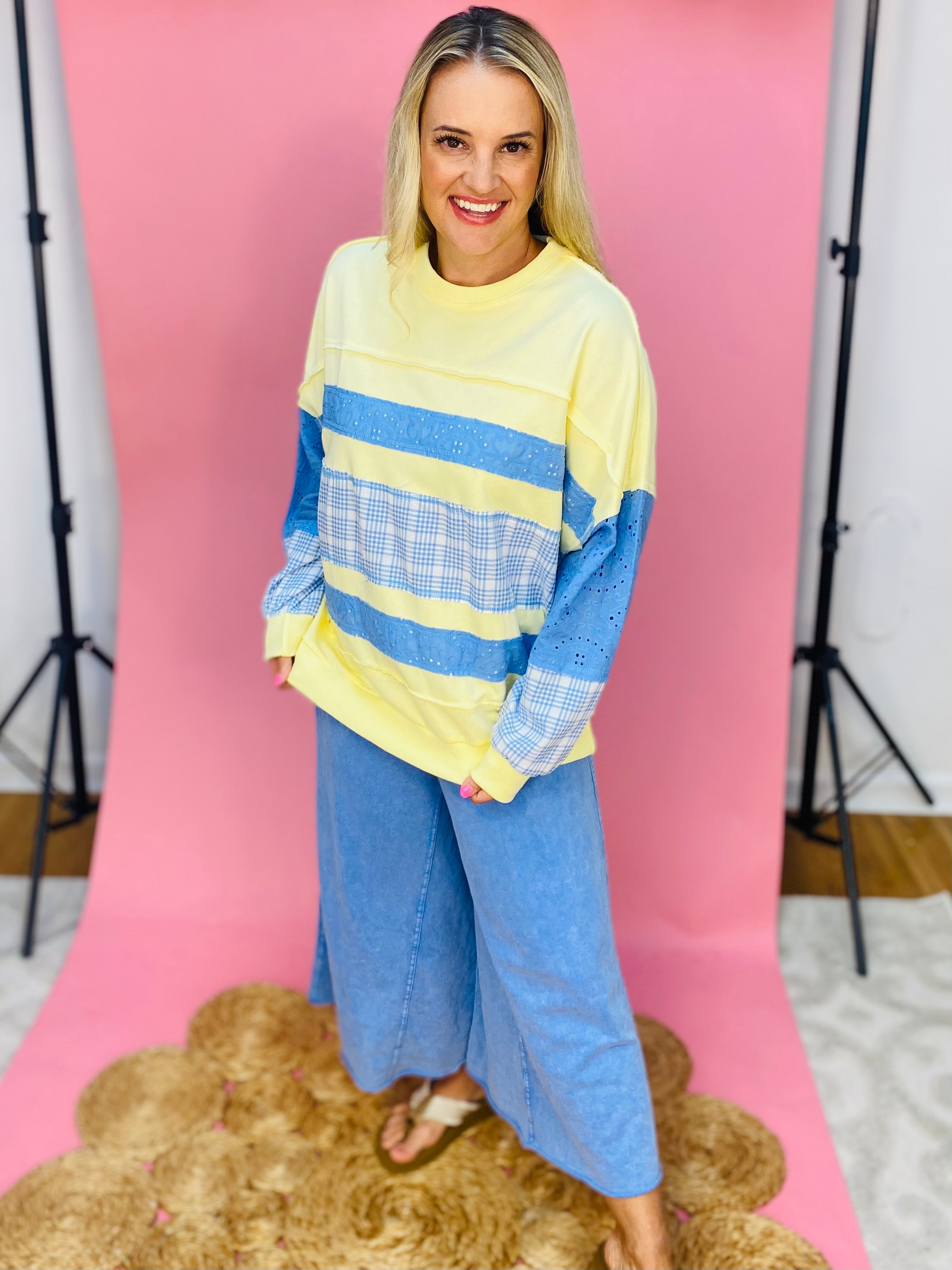 FINAL SALE Sunshine State of Mind Pullover-110 Long Sleeve Top-FANTASTIC FAWN-The Lovely Closet, Women's Fashion Boutique in Alexandria, KY