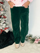 Risen High Rise Crop Barrel Leg Corduroy Pants-210 Jeans-Risen-The Lovely Closet, Women's Fashion Boutique in Alexandria, KY