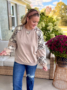 Harvest Plaid Pullover-110 Long Sleeve Top-easel-The Lovely Closet, Women's Fashion Boutique in Alexandria, KY