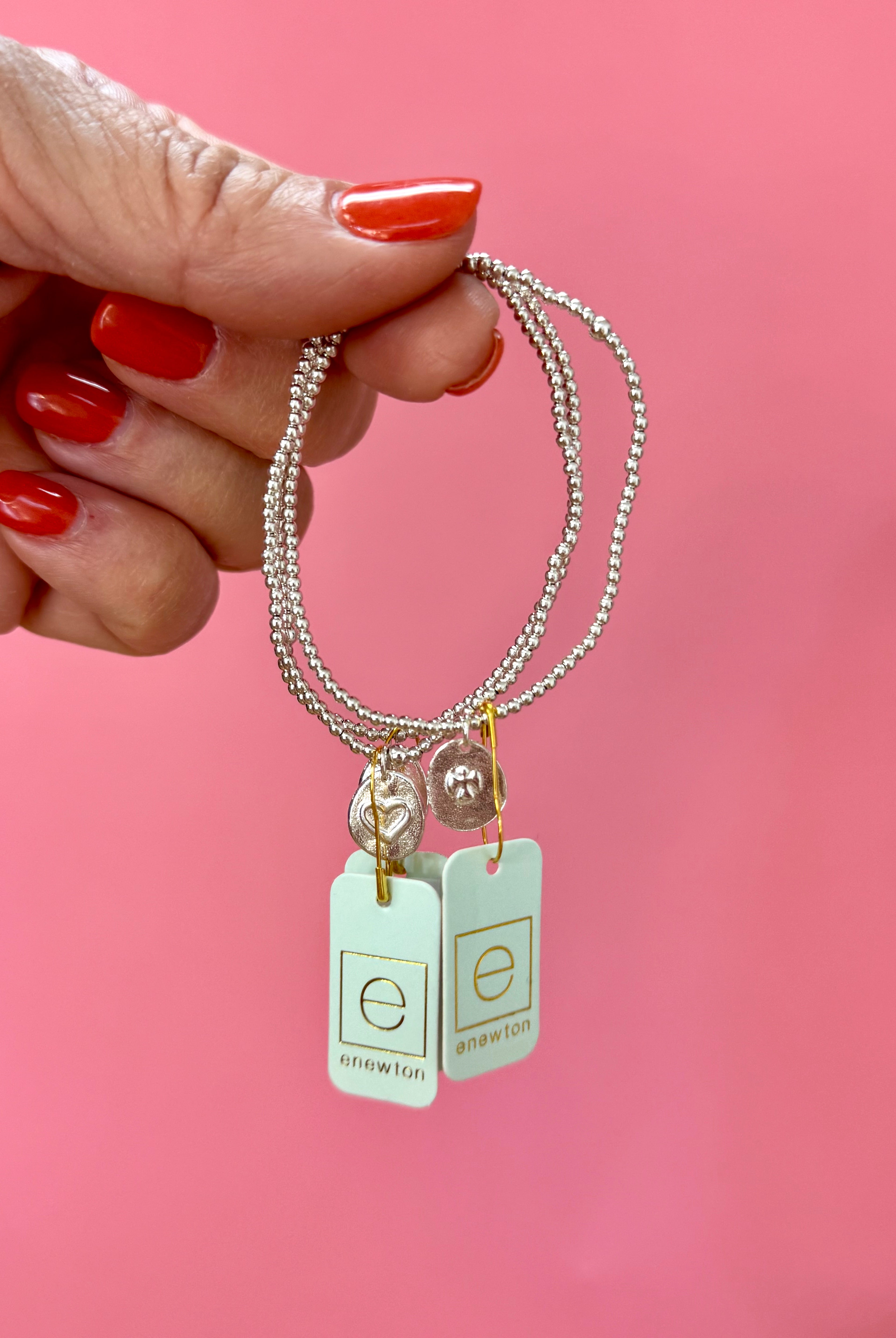 Classic Sterling 2mm Love Inspire Small Charm-260 eNewton-eNewton-The Lovely Closet, Women's Fashion Boutique in Alexandria, KY