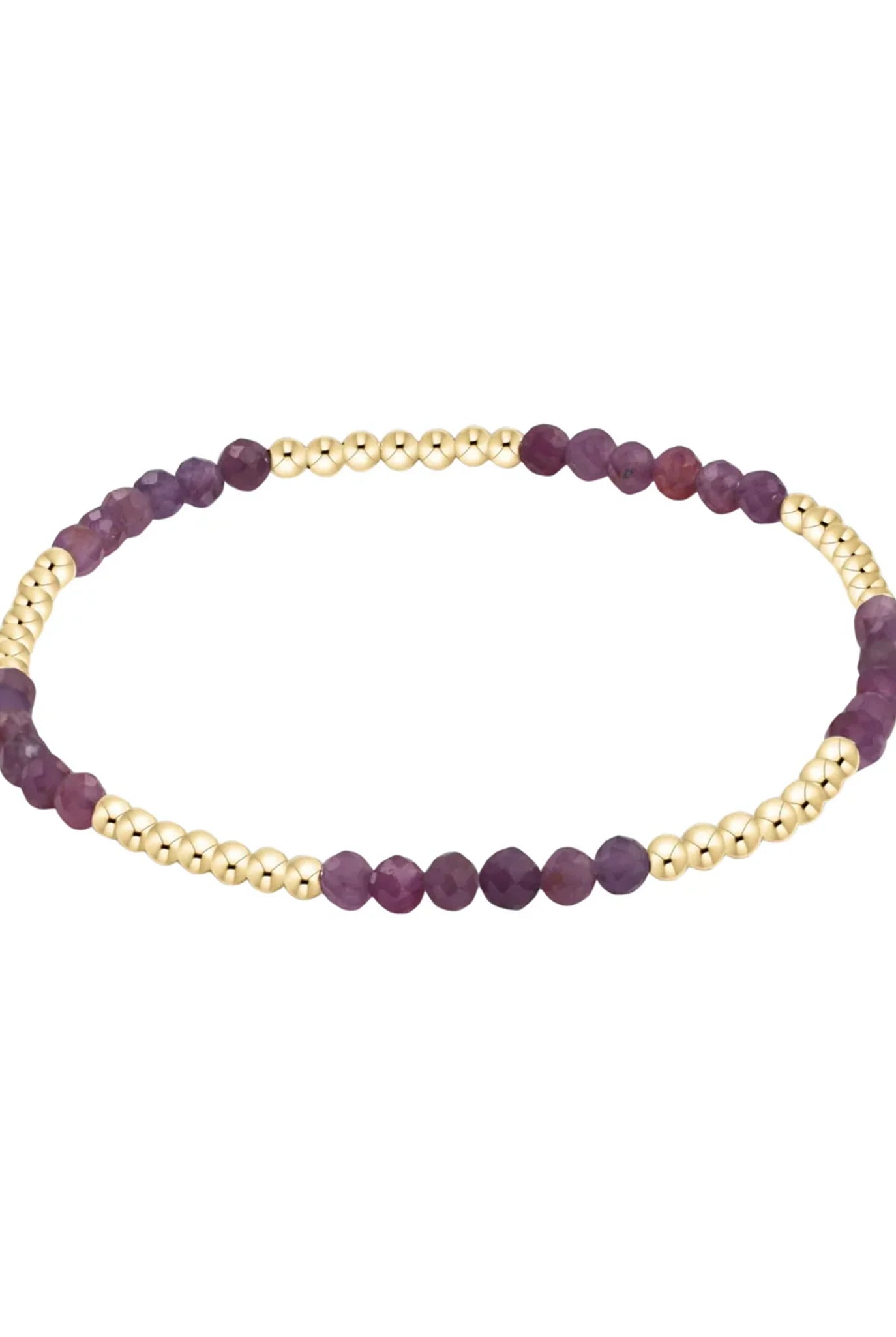 Blissful Pattern 2.5mm Bead Bracelet - Ruby-260 eNewton-eNewton-The Lovely Closet, Women's Fashion Boutique in Alexandria, KY