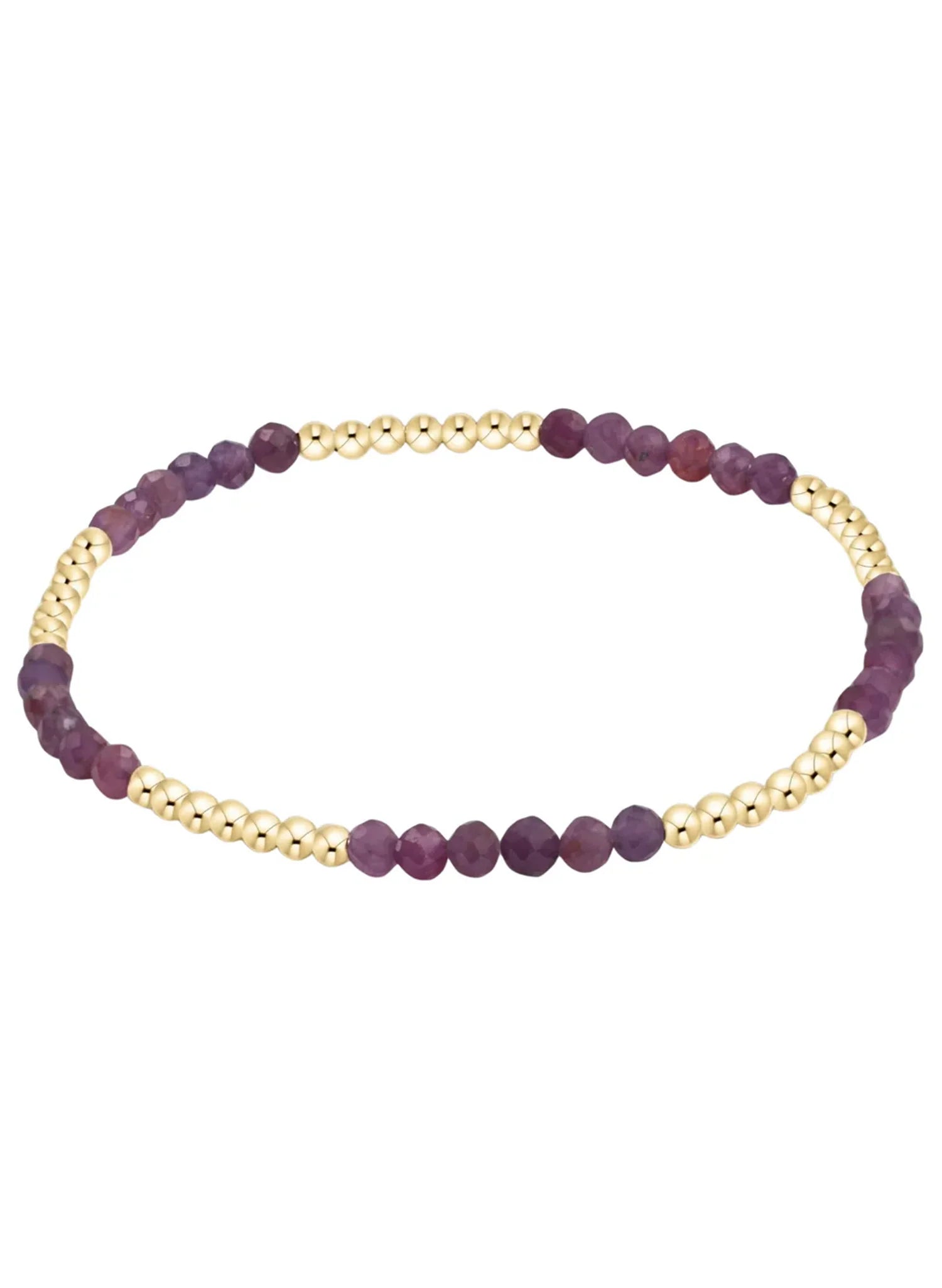 Blissful Pattern 2.5mm Bead Bracelet - Ruby-260 eNewton-eNewton-The Lovely Closet, Women's Fashion Boutique in Alexandria, KY