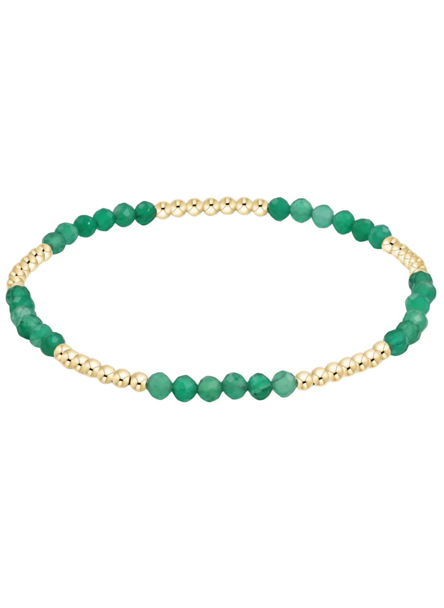 Blissful Pattern 2.5mm Bead Bracelet - Green Onyx-260 eNewton-eNewton-The Lovely Closet, Women's Fashion Boutique in Alexandria, KY