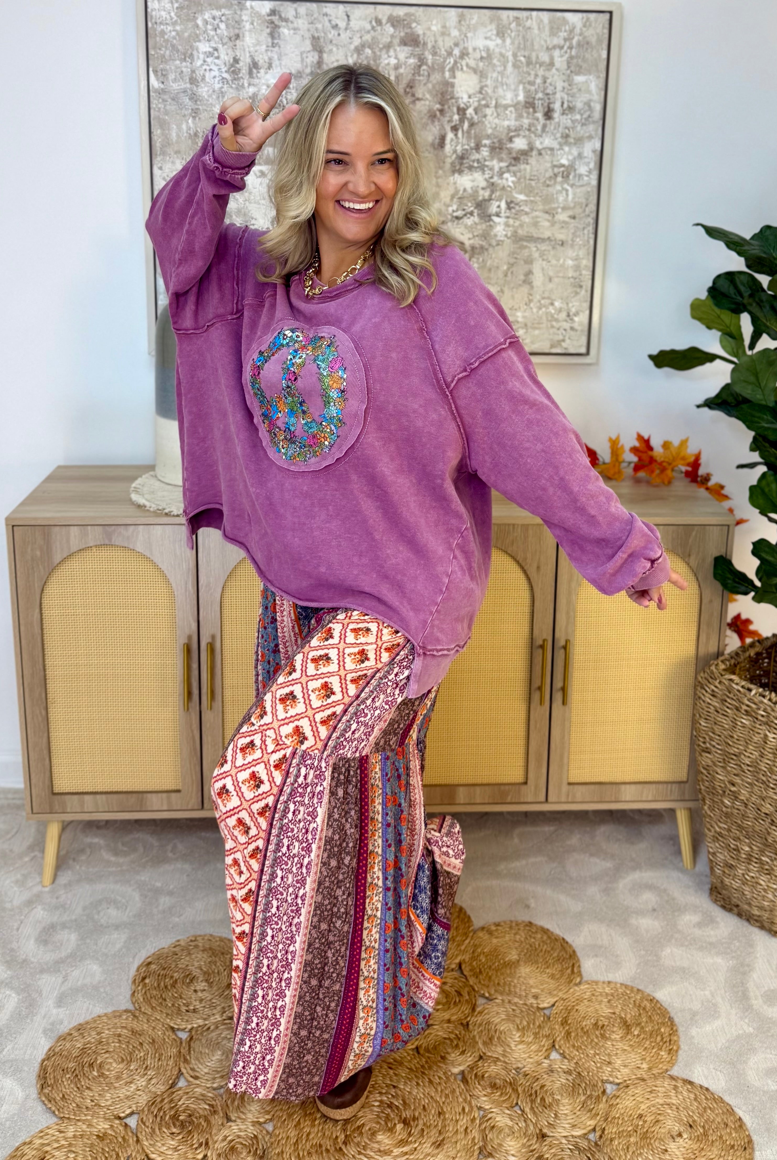 Fall Rayon Gauze Pants-240 Pants-easel-The Lovely Closet, Women's Fashion Boutique in Alexandria, KY