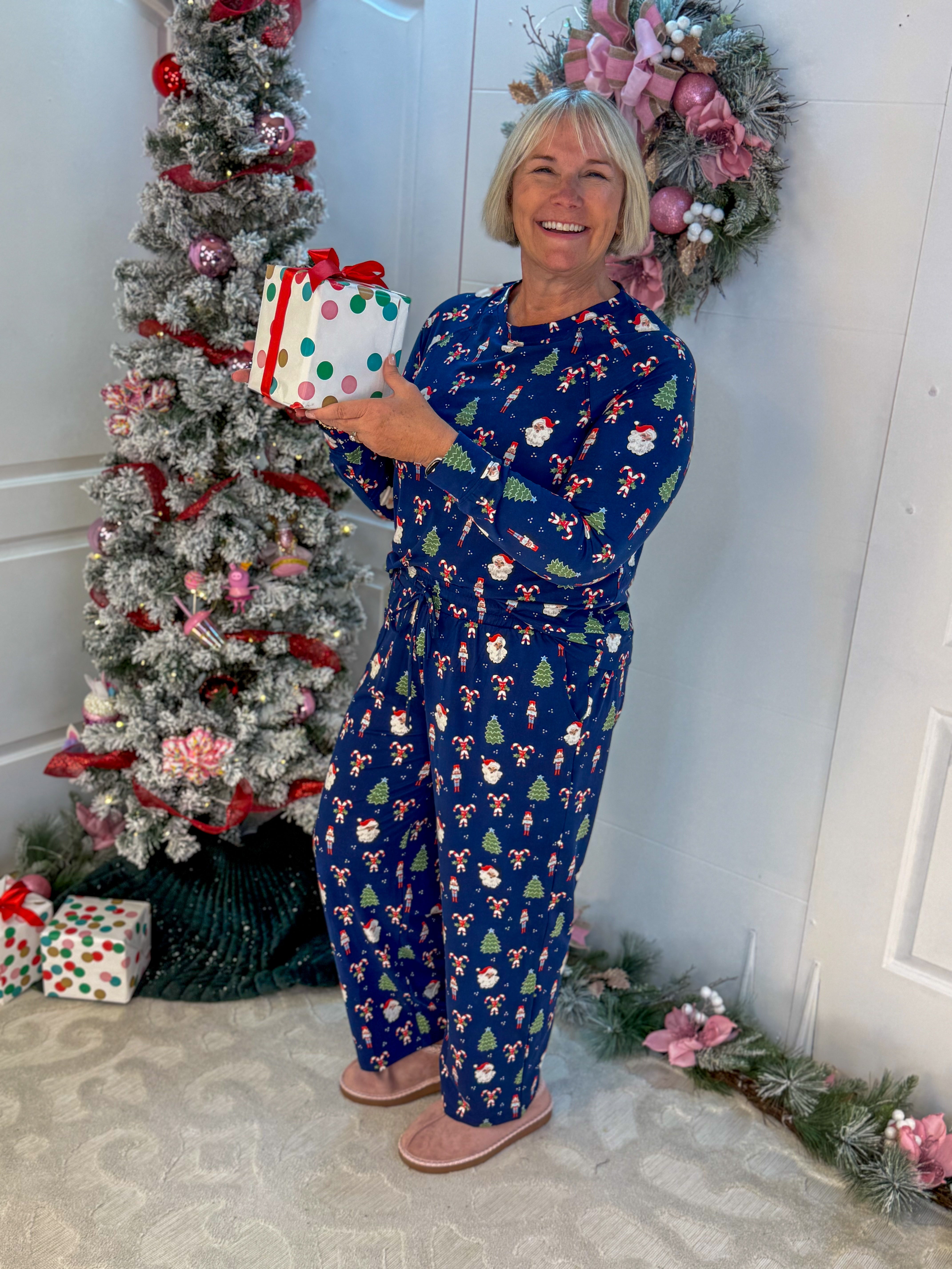 Mary Square Peppermint Pine Family - Womens-350 Holiday-Mary Square-The Lovely Closet, Women's Fashion Boutique in Alexandria, KY