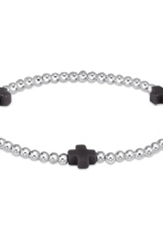 EXTENDS 3mm Signature Cross Sterling Bracelet-260 eNewton-eNewton-The Lovely Closet, Women's Fashion Boutique in Alexandria, KY