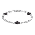 EXTENDS 3mm Signature Cross Sterling Bracelet-260 eNewton-eNewton-The Lovely Closet, Women's Fashion Boutique in Alexandria, KY