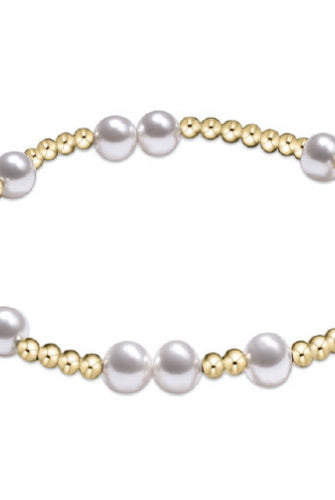 EXTENDS Hope Pearl 6mm Bead Bracelet-260 eNewton-eNewton-The Lovely Closet, Women's Fashion Boutique in Alexandria, KY