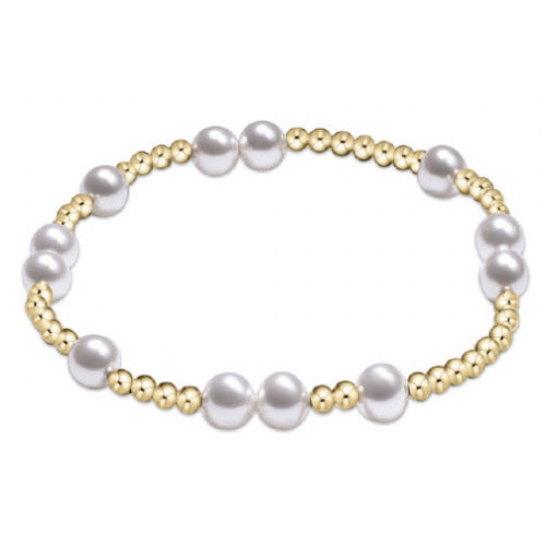 EXTENDS Hope Pearl 6mm Bead Bracelet-260 eNewton-eNewton-The Lovely Closet, Women's Fashion Boutique in Alexandria, KY