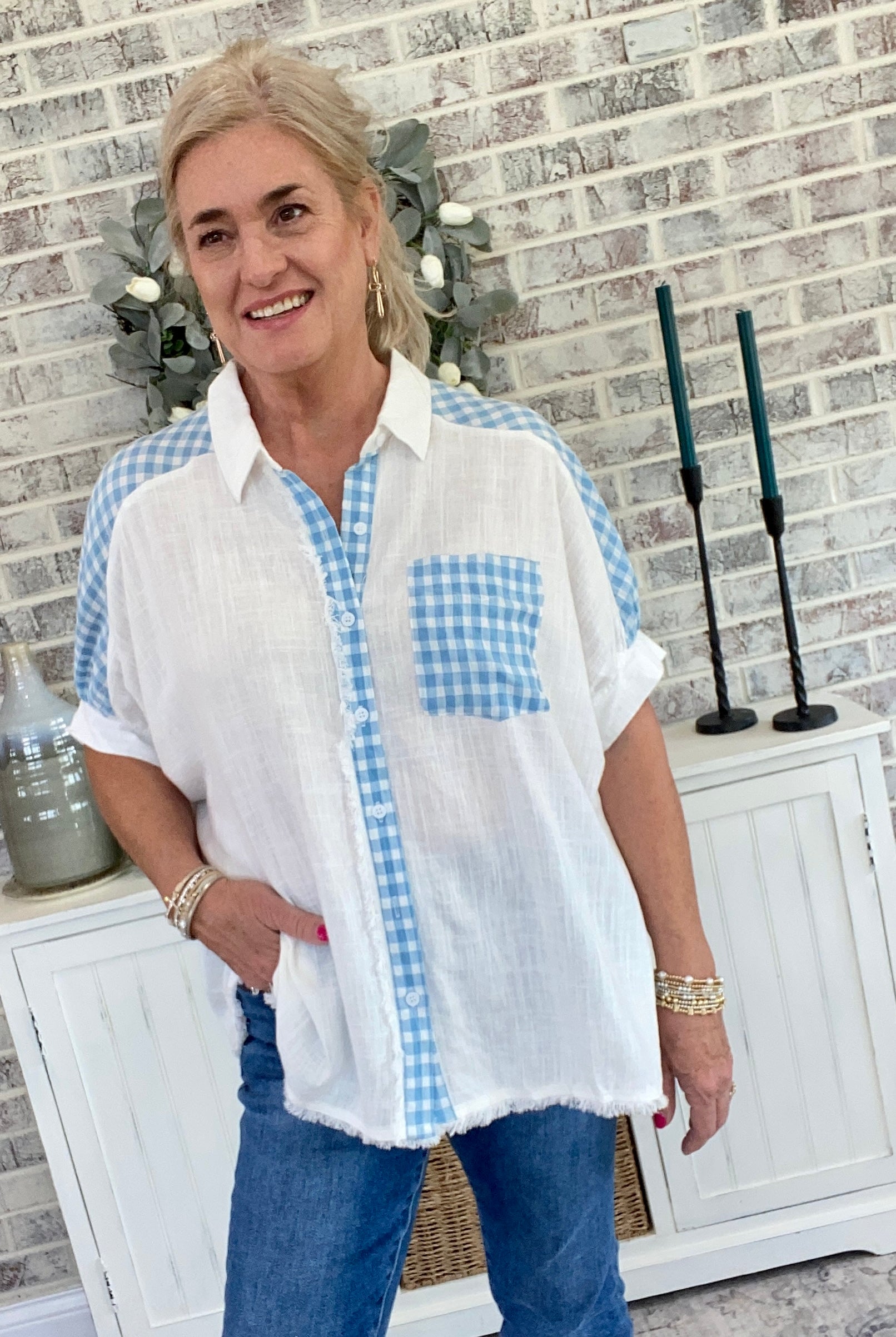 Feeling Fresh Top-100 Short Sleeve Tops-The Lovely Closet-The Lovely Closet, Women's Fashion Boutique in Alexandria, KY