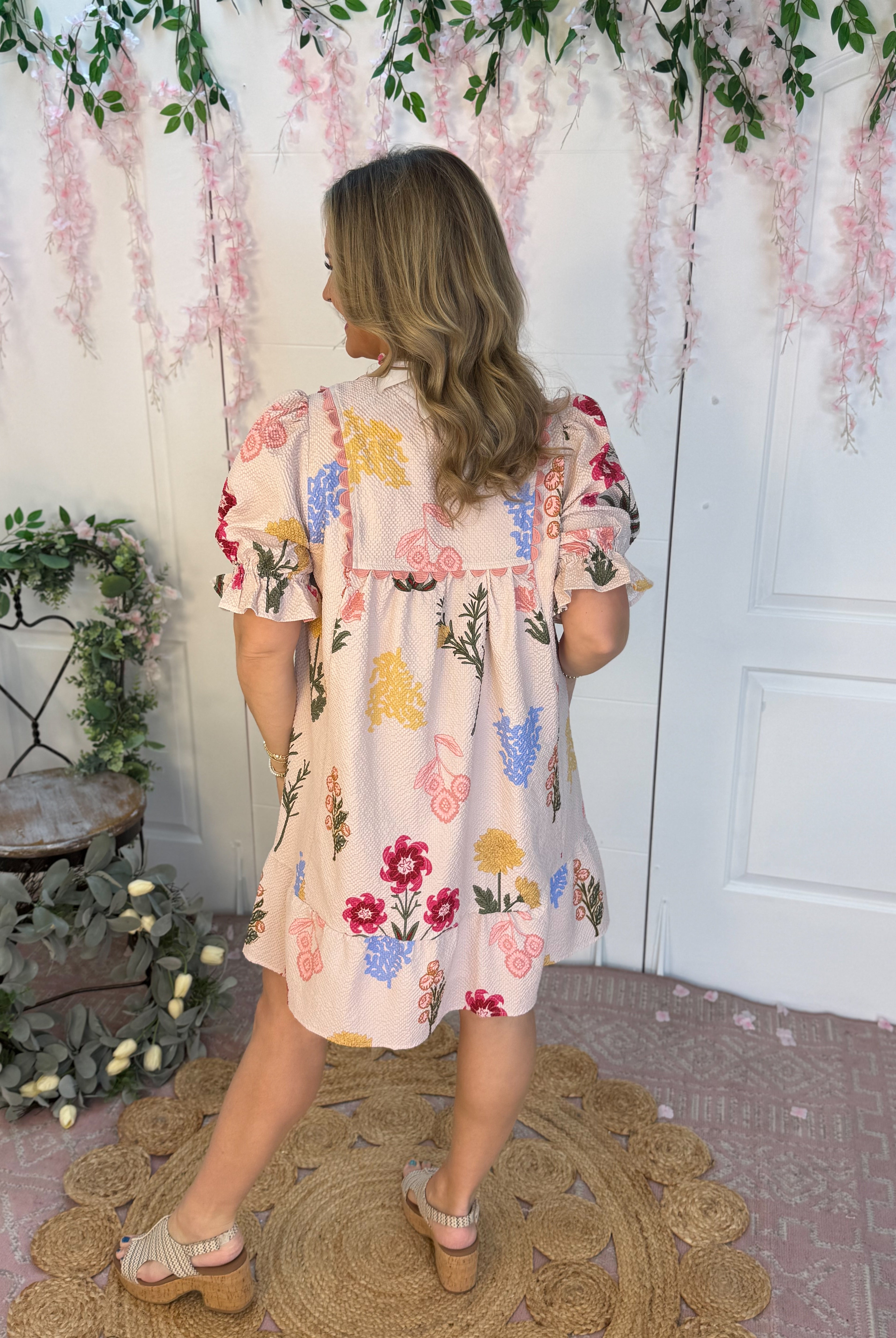 Springtime Dream Dress-180 Dresses-Umgee-The Lovely Closet, Women's Fashion Boutique in Alexandria, KY