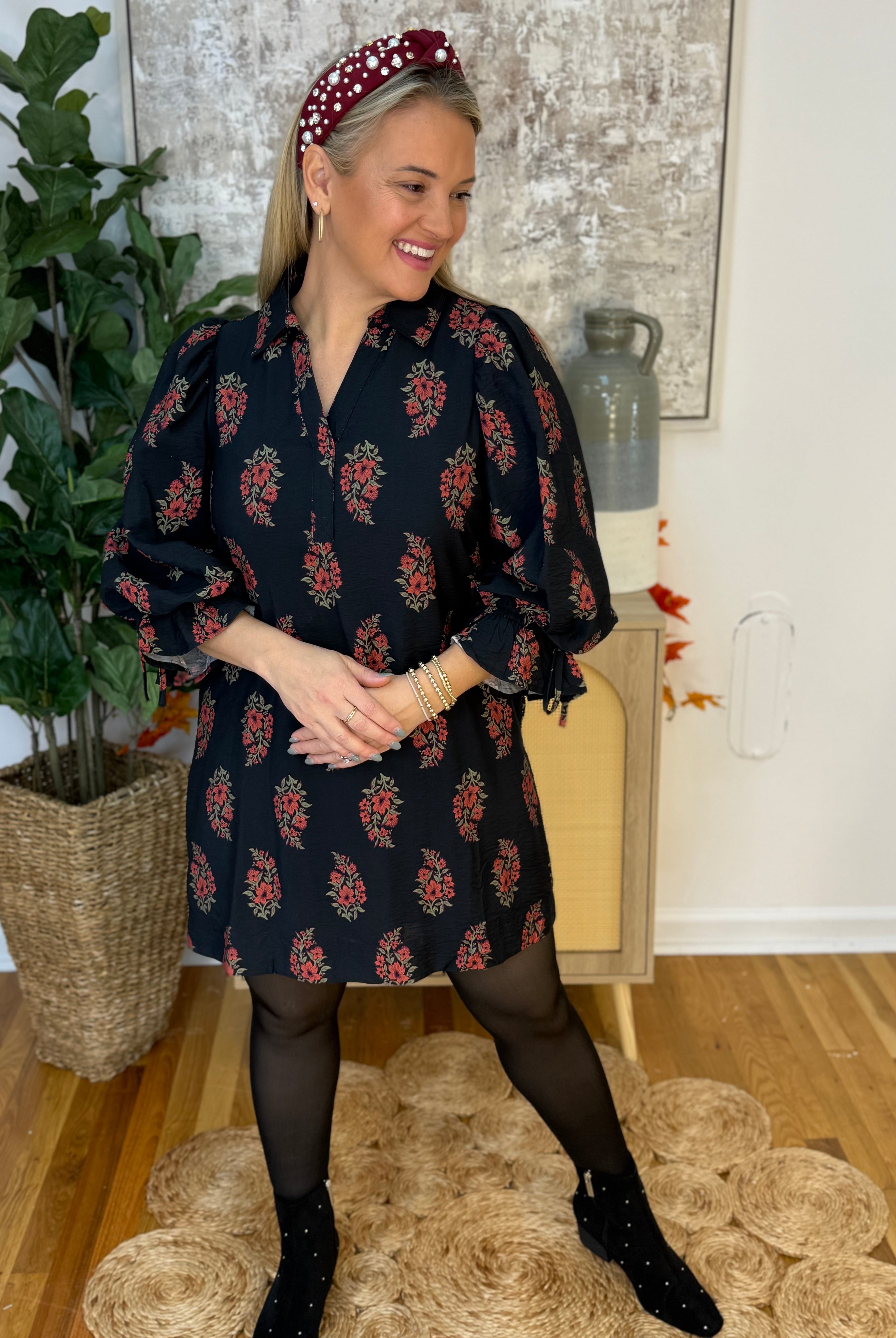 Merry Moments Lined Dress-180 Dresses-Entro-The Lovely Closet, Women's Fashion Boutique in Alexandria, KY