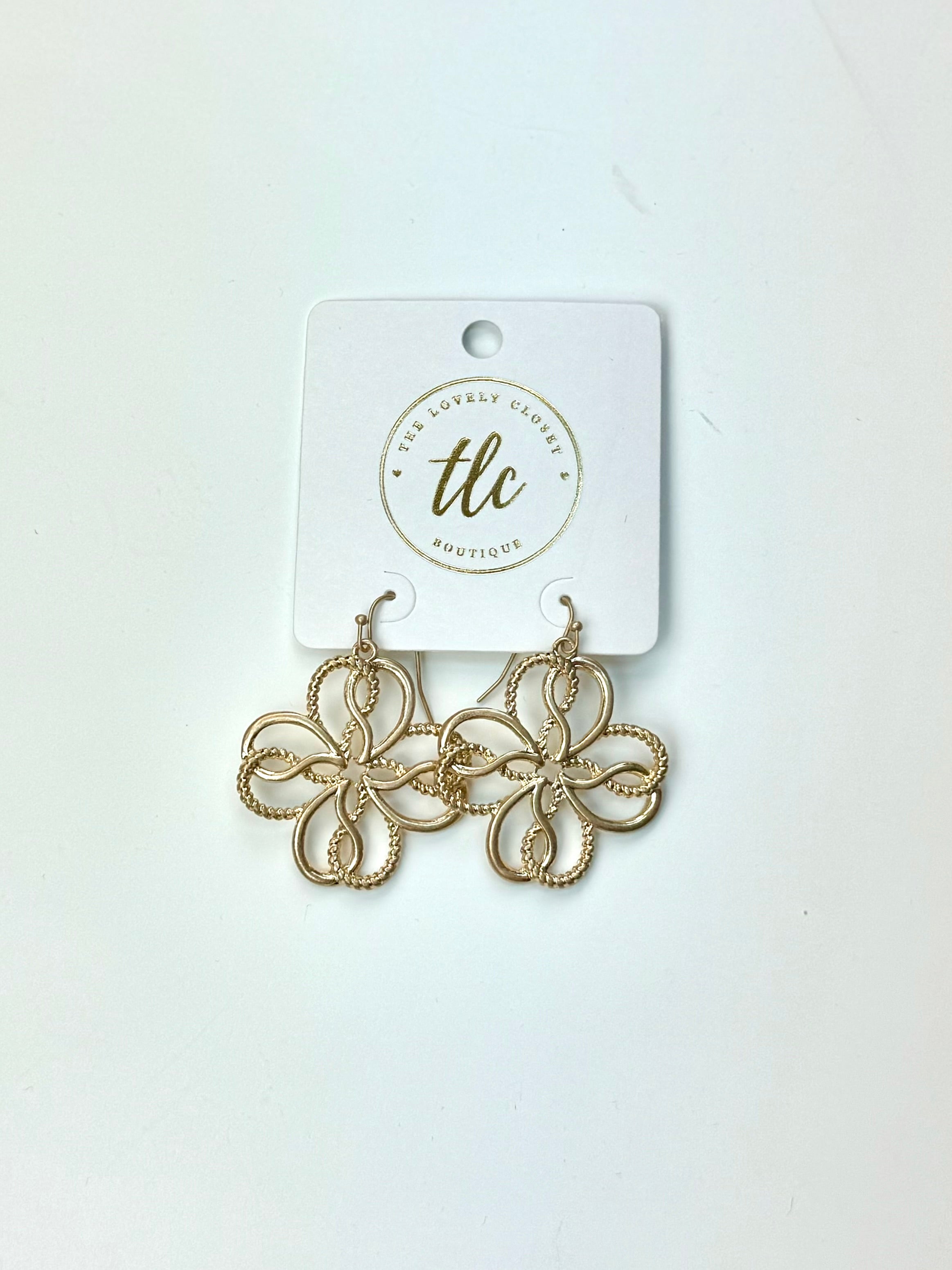 Joyful Clover Earrings-250 Jewelry-The Lovely Closet-The Lovely Closet, Women's Fashion Boutique in Alexandria, KY