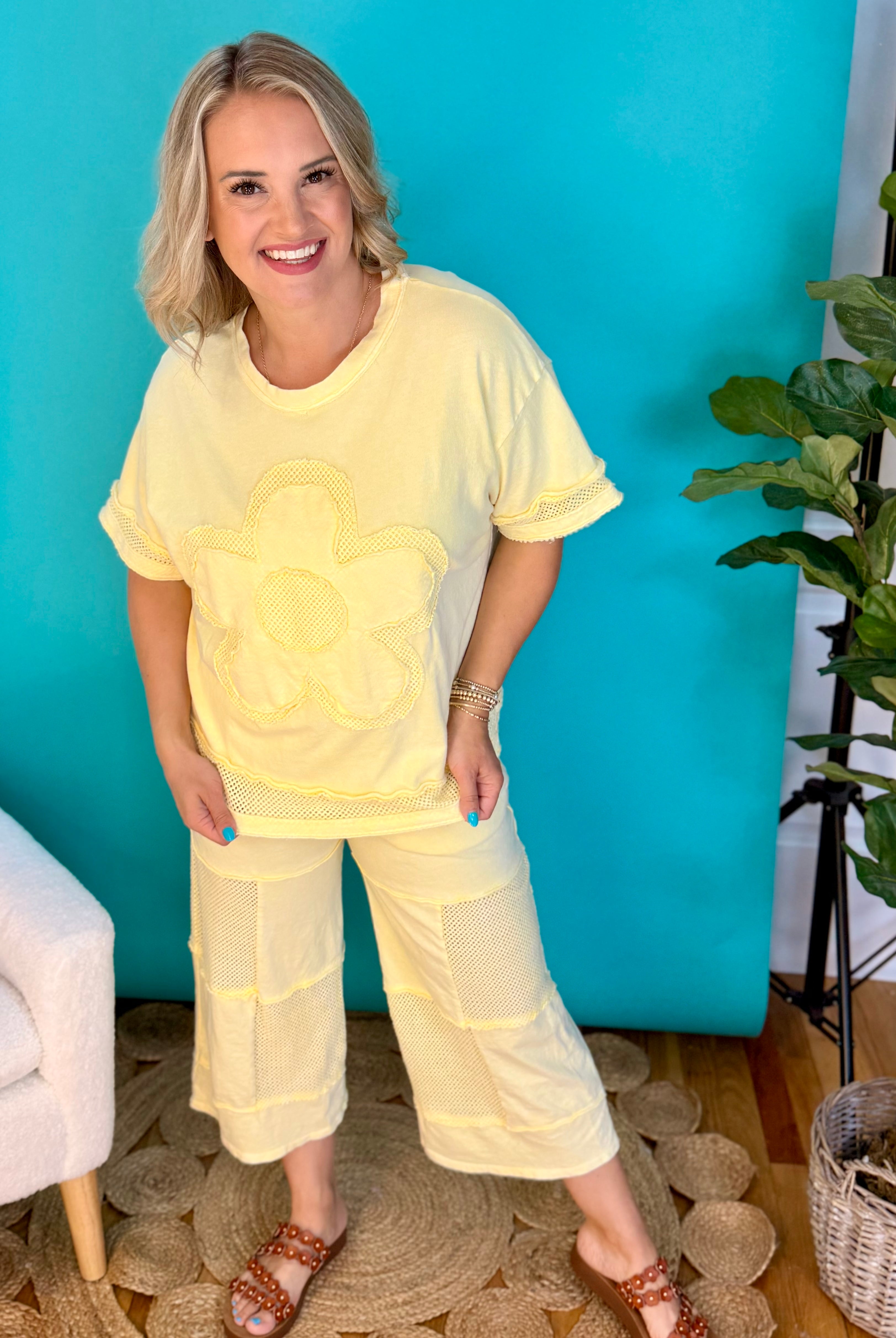 Sunshine Soul Mineral Wash Top-100 Short Sleeve Tops-J.Her-The Lovely Closet, Women's Fashion Boutique in Alexandria, KY