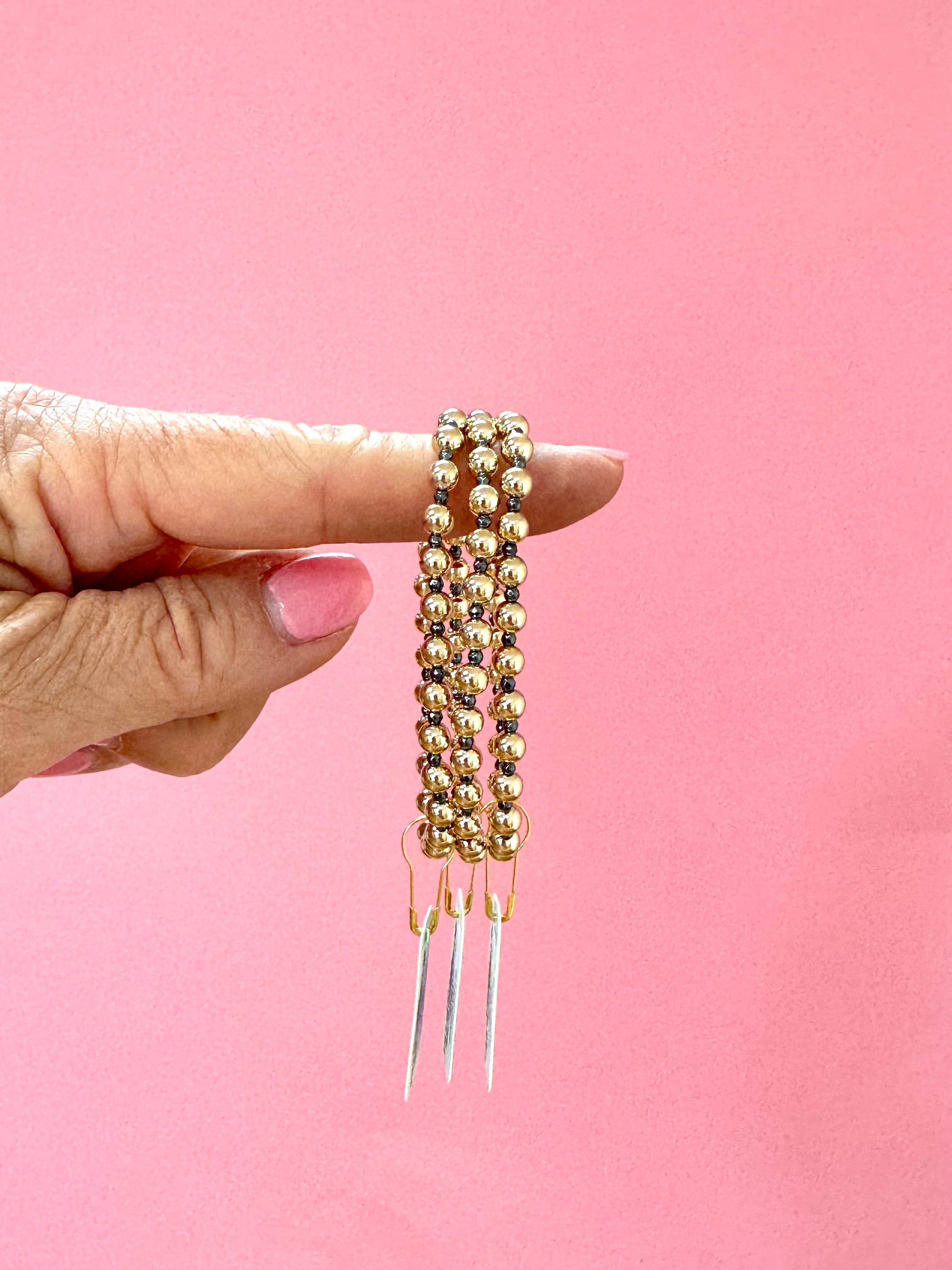 Faceted Hematite Grateful 5mm-260 eNewton-eNewton-The Lovely Closet, Women's Fashion Boutique in Alexandria, KY