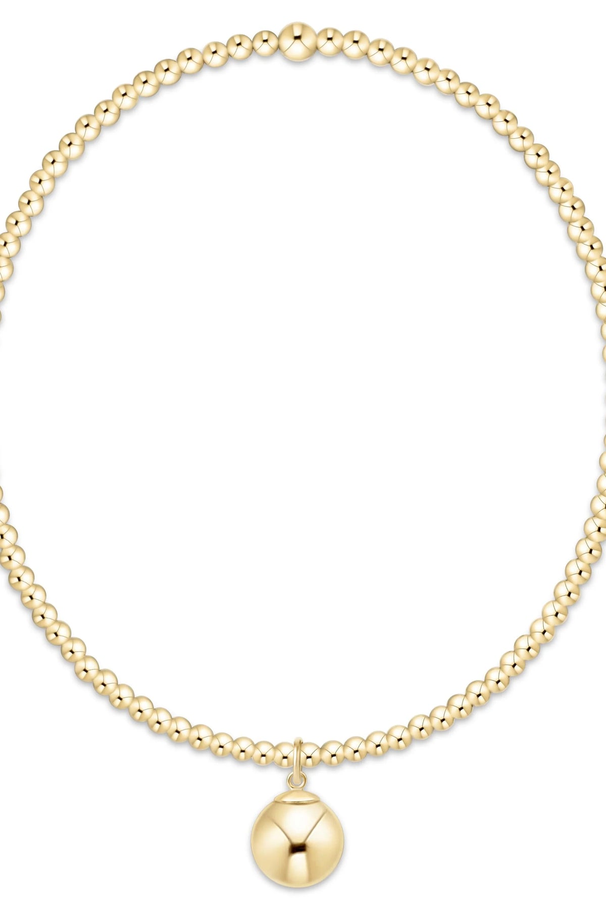 ENEWTON Classic Gold 2mm Gold 8mm Ball Charm-260 eNewton-eNewton-The Lovely Closet, Women's Fashion Boutique in Alexandria, KY