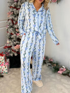 Mary Square Hello Garland Charlotte Pant Set-350 Holiday-Mary Square-The Lovely Closet, Women's Fashion Boutique in Alexandria, KY