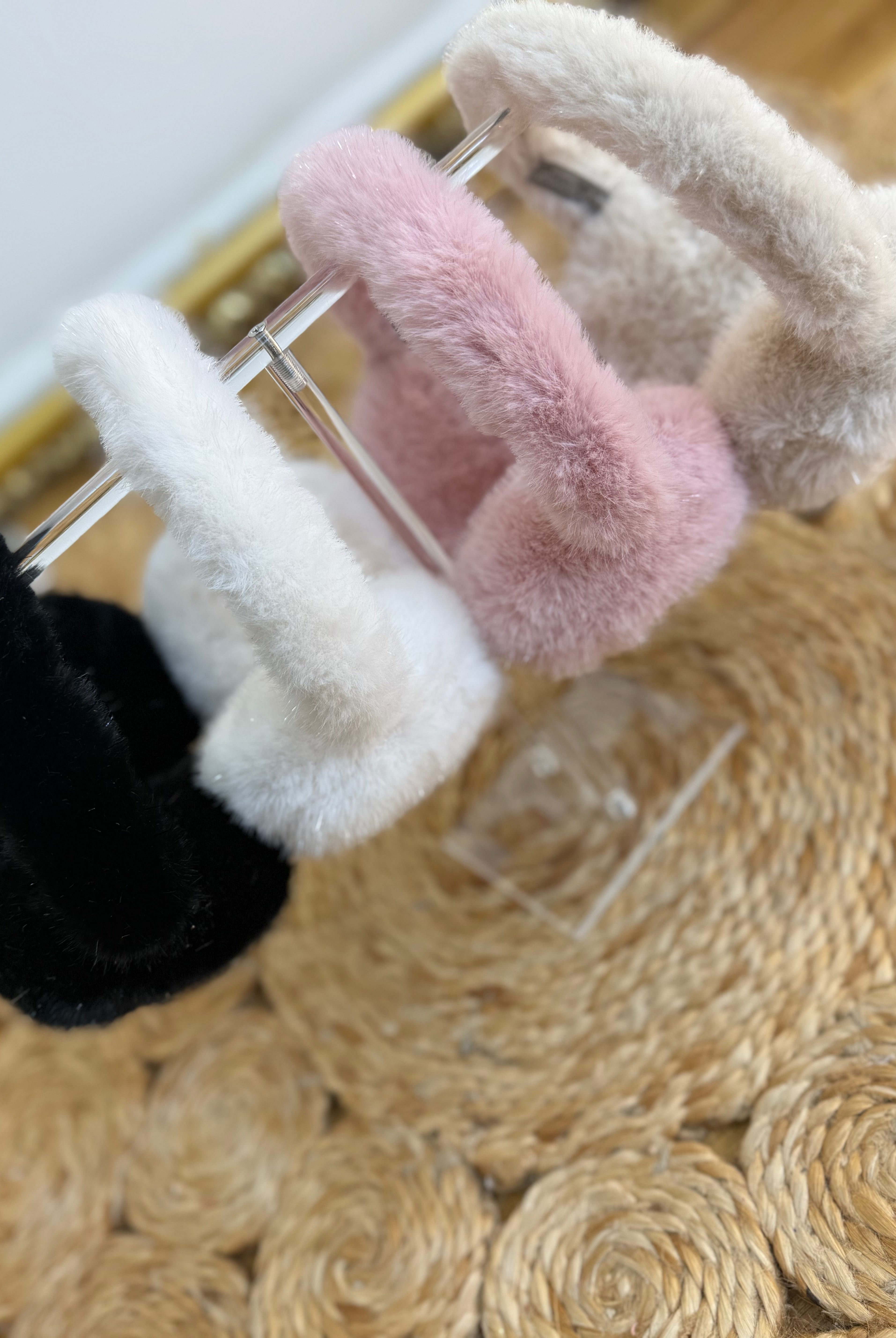 CC Glitter Ear Muffs-280 Accessories-judson-The Lovely Closet, Women's Fashion Boutique in Alexandria, KY