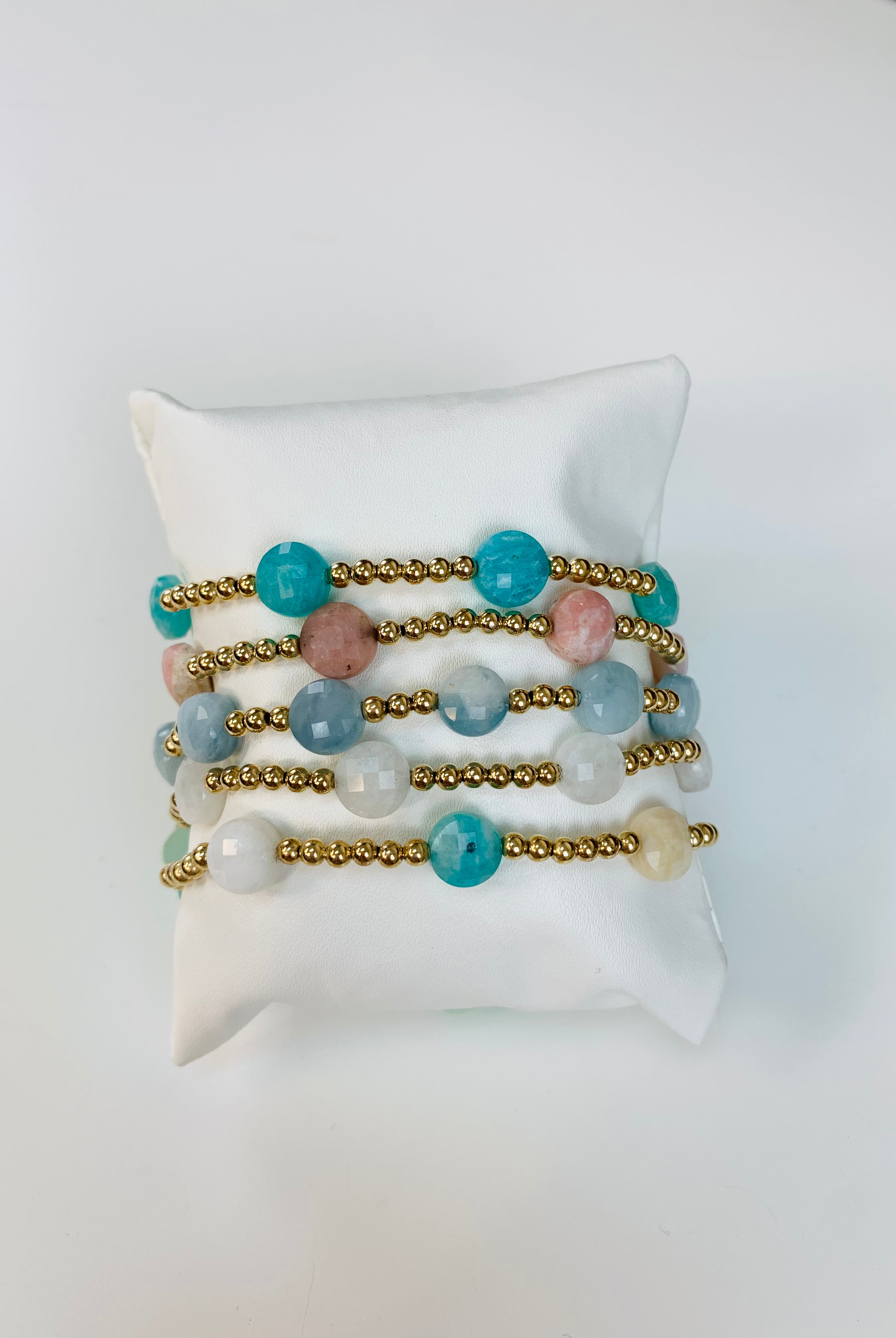 Admire Gold 3MM Gemstone-260 eNewton-eNewton-The Lovely Closet, Women's Fashion Boutique in Alexandria, KY