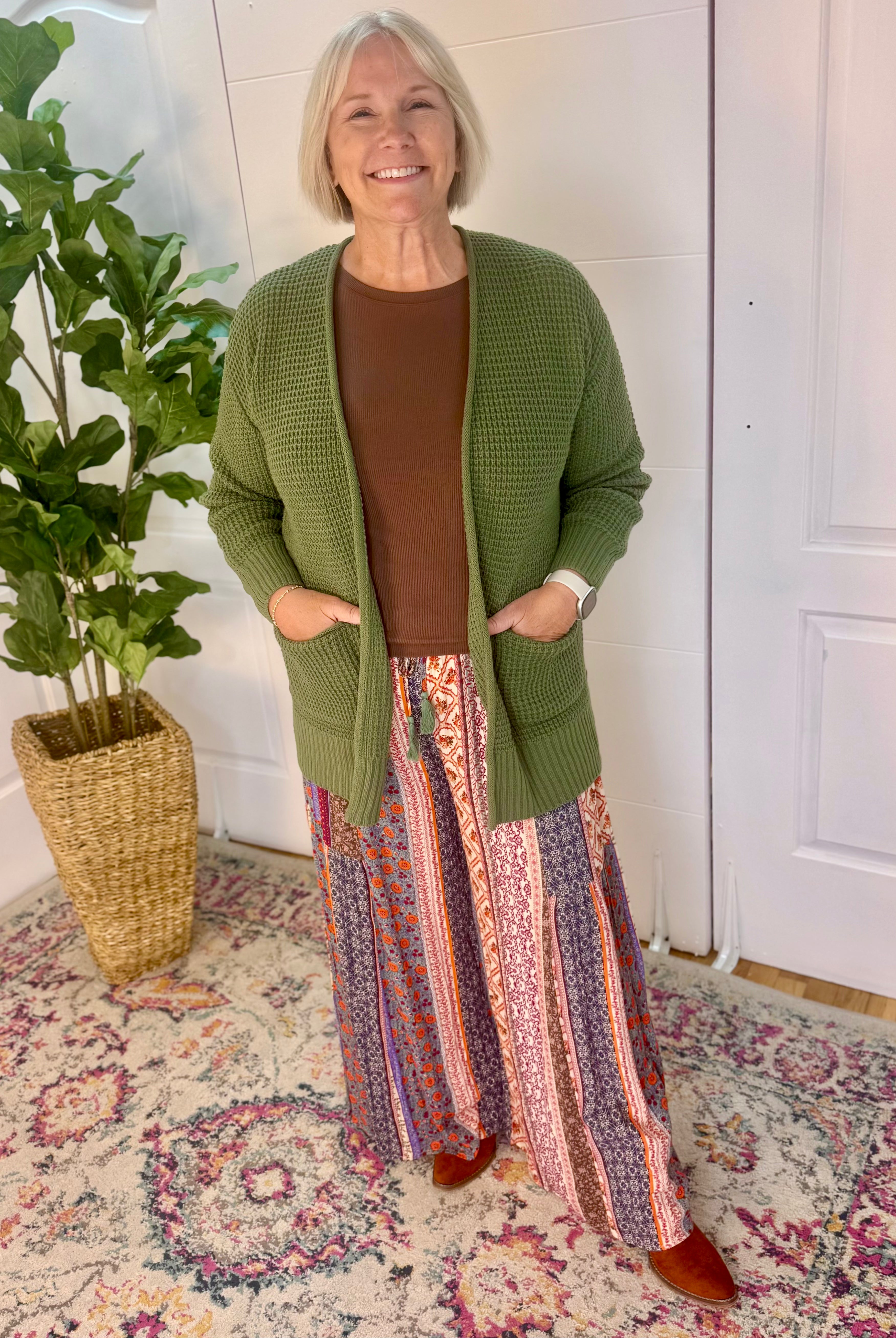 Fall Rayon Gauze Pants-240 Pants-easel-The Lovely Closet, Women's Fashion Boutique in Alexandria, KY