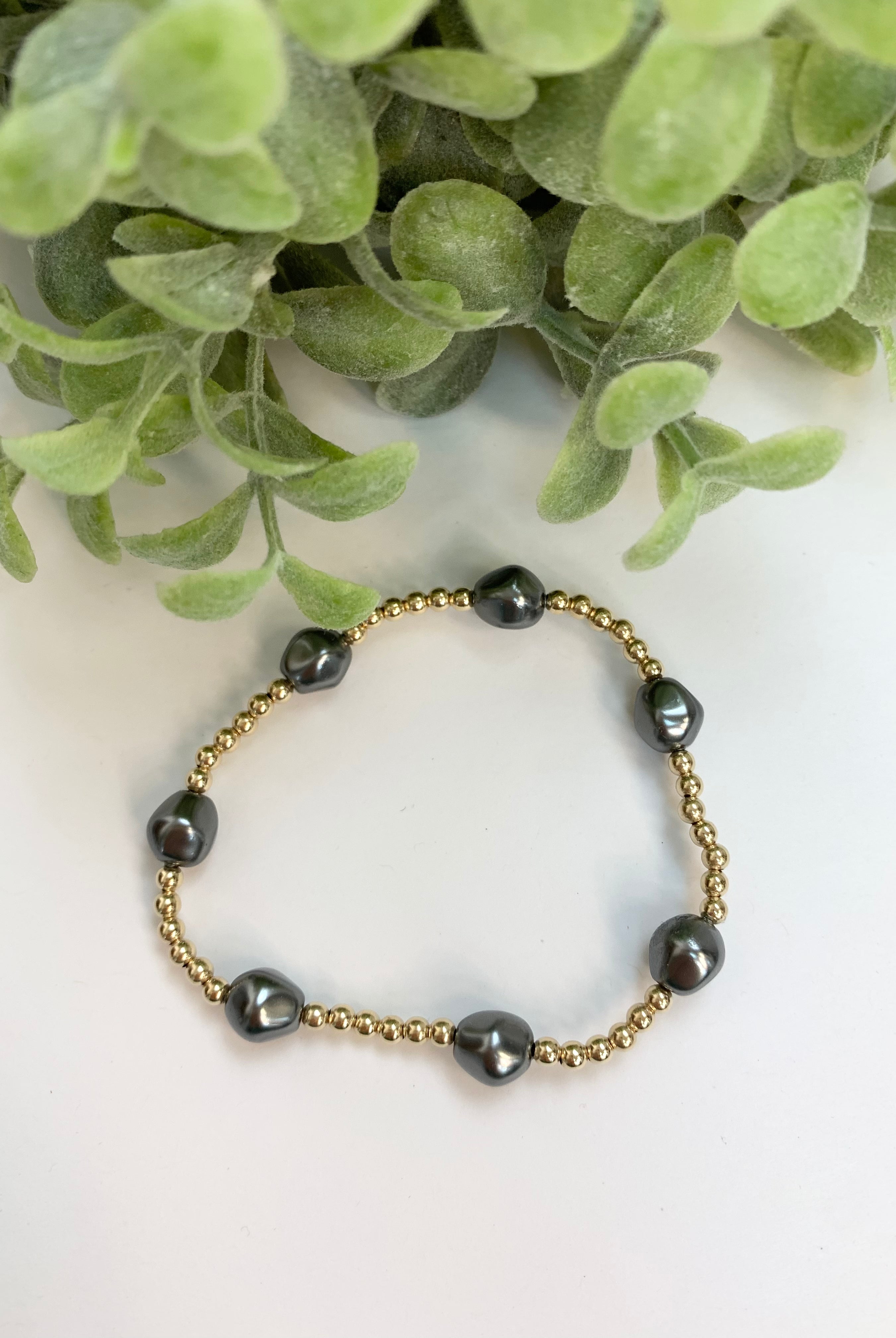 Admire Gold Bracelet - Hematite-260 eNewton-eNewton-The Lovely Closet, Women's Fashion Boutique in Alexandria, KY