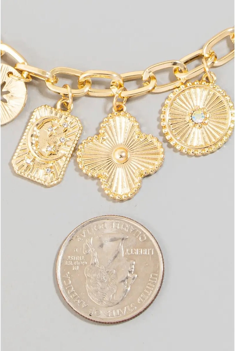 Charming Necklace-250 Jewelry-Fame-The Lovely Closet, Women's Fashion Boutique in Alexandria, KY