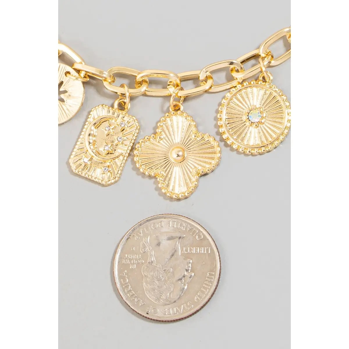 Charming Necklace-250 Jewelry-Fame-The Lovely Closet, Women's Fashion Boutique in Alexandria, KY