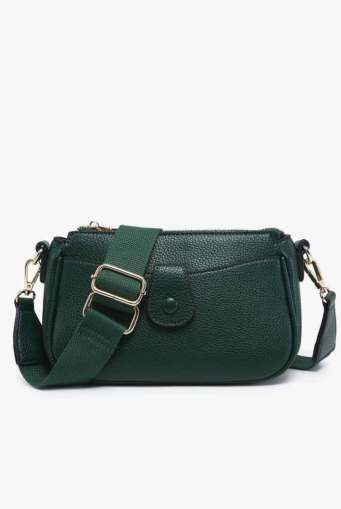 Snap Front Crossbody - Kallie-290 Bag/Handbags-Jen & Co-The Lovely Closet, Women's Fashion Boutique in Alexandria, KY