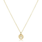 Egirl 14” Paw Print Disc Necklace-260 eNewton-eNewton-The Lovely Closet, Women's Fashion Boutique in Alexandria, KY