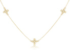 Gold Signature Cross Simplicity Necklace-260 eNewton-eNewton-The Lovely Closet, Women's Fashion Boutique in Alexandria, KY